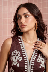 Chocolate Reya Waistcoat