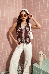 Chocolate Reya Waistcoat