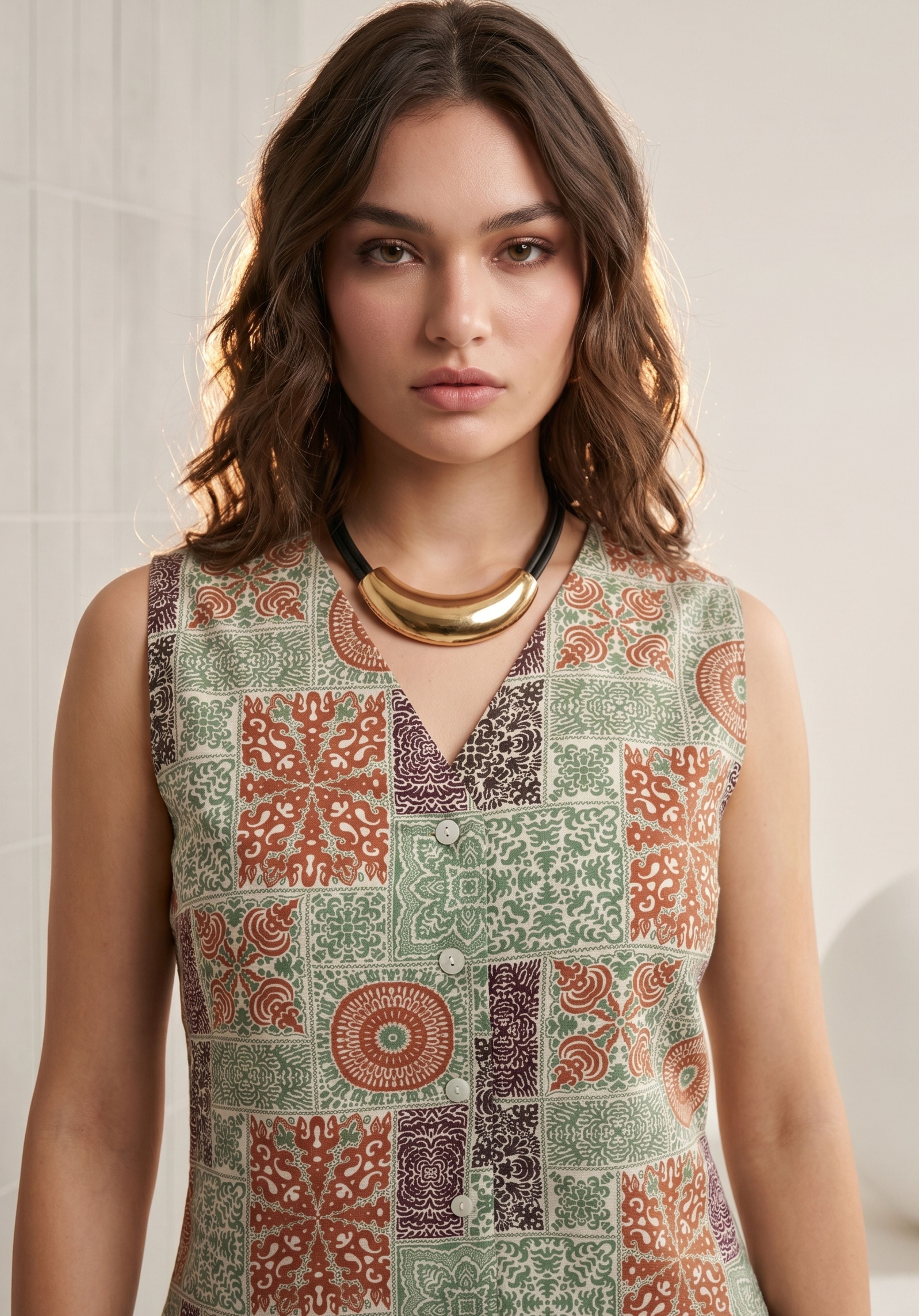 Sage Meher Waistcoat