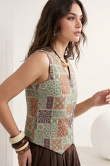 Sage Meher Waistcoat
