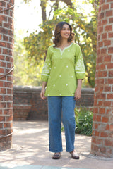 Green Vanya Top