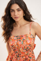 Orange Eshika Top