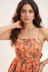 Orange Eshika Top