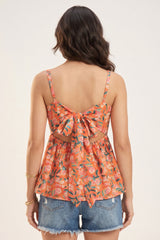 Orange Eshika Top