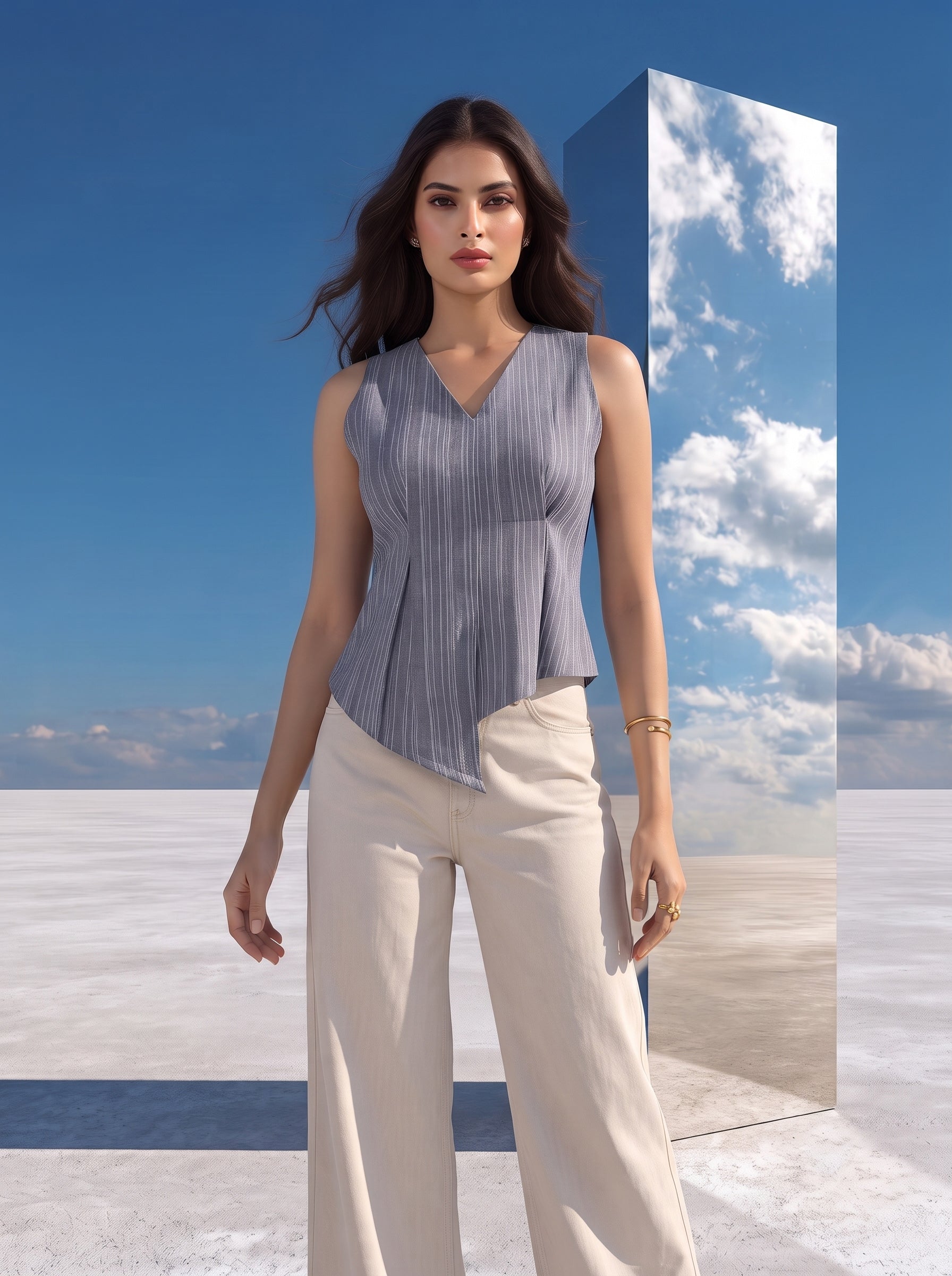 Steel Asymmetry Top