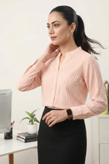 Peach Vedika Shirt