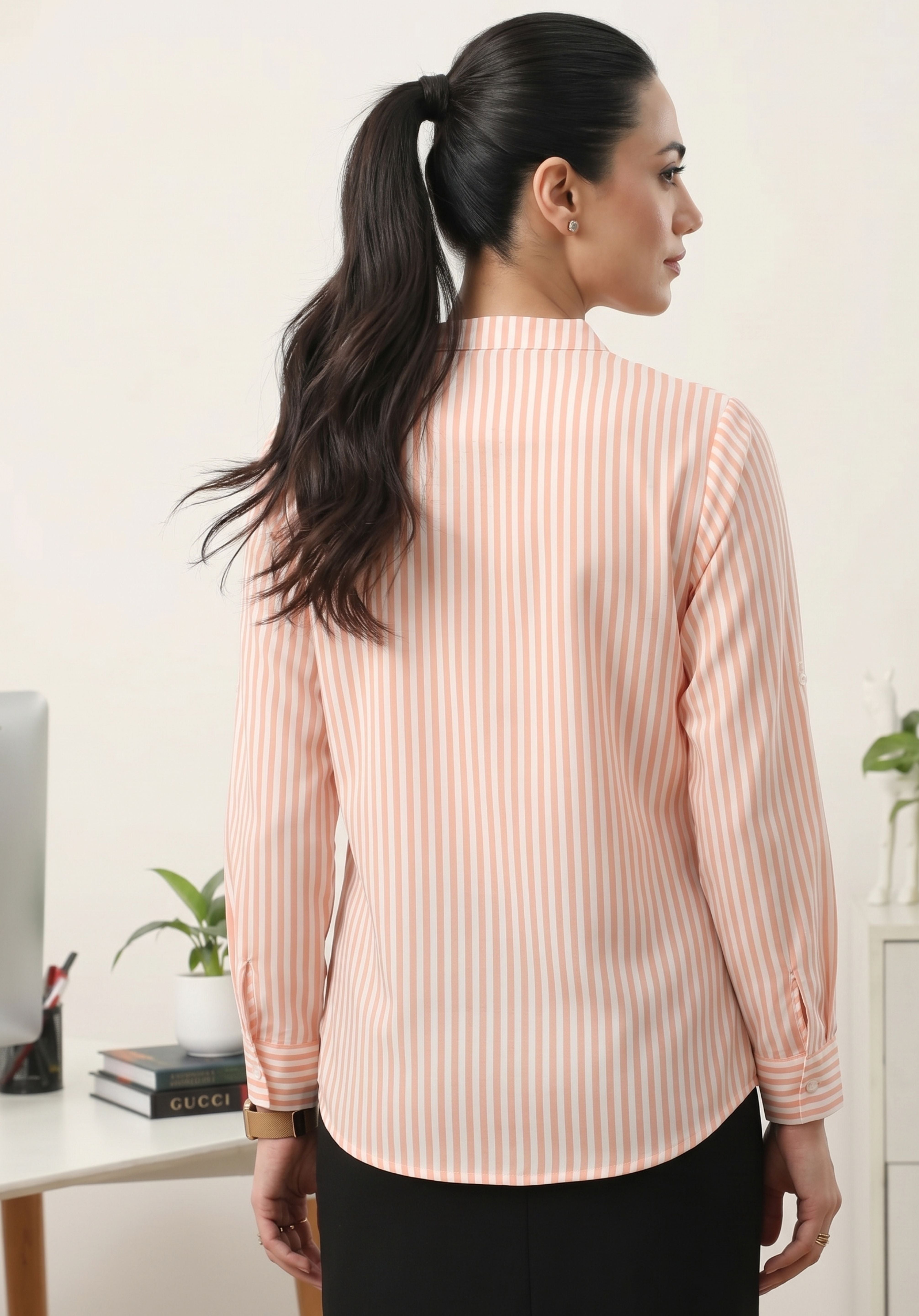 Peach Vedika Shirt