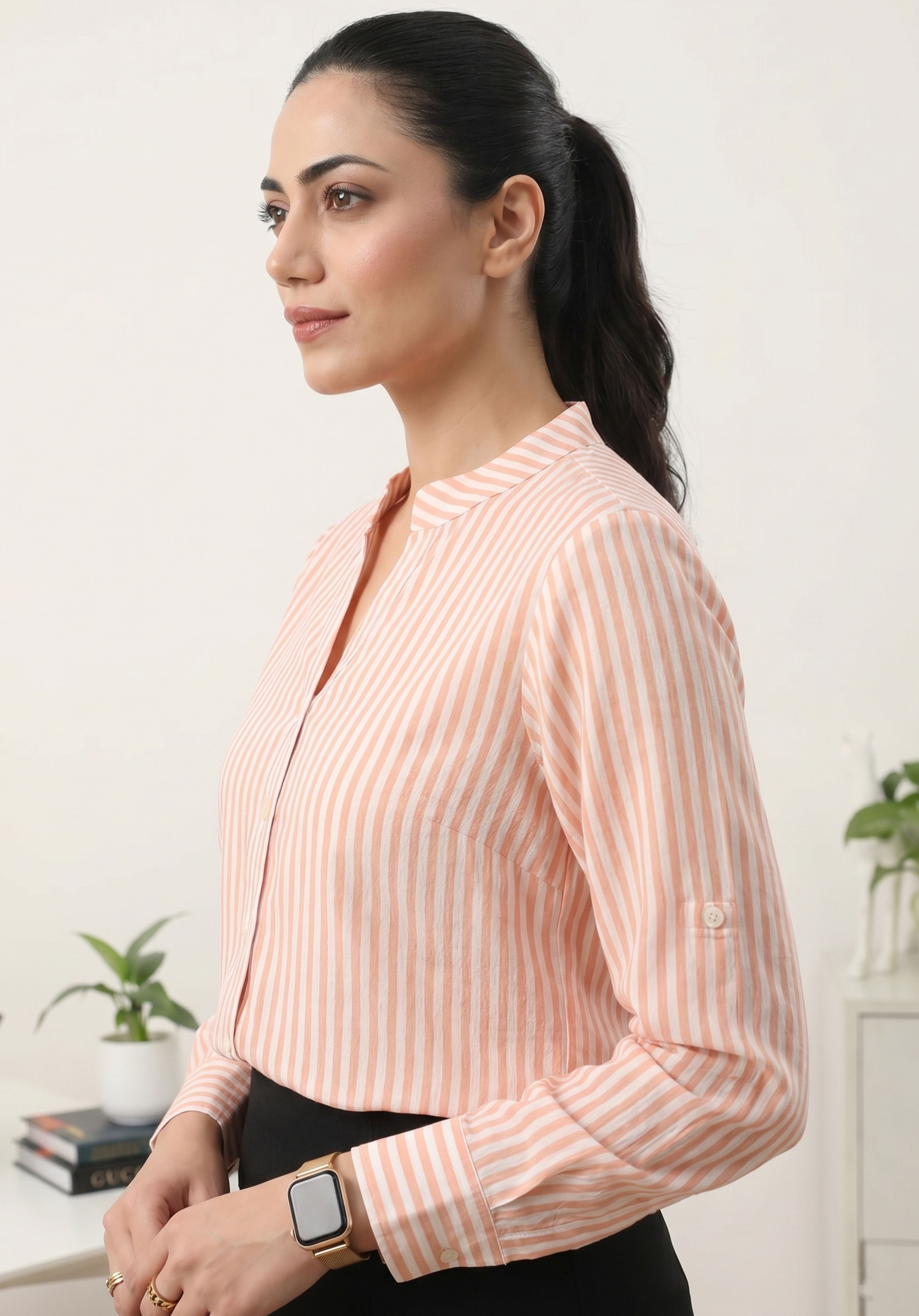 Peach Vedika Shirt
