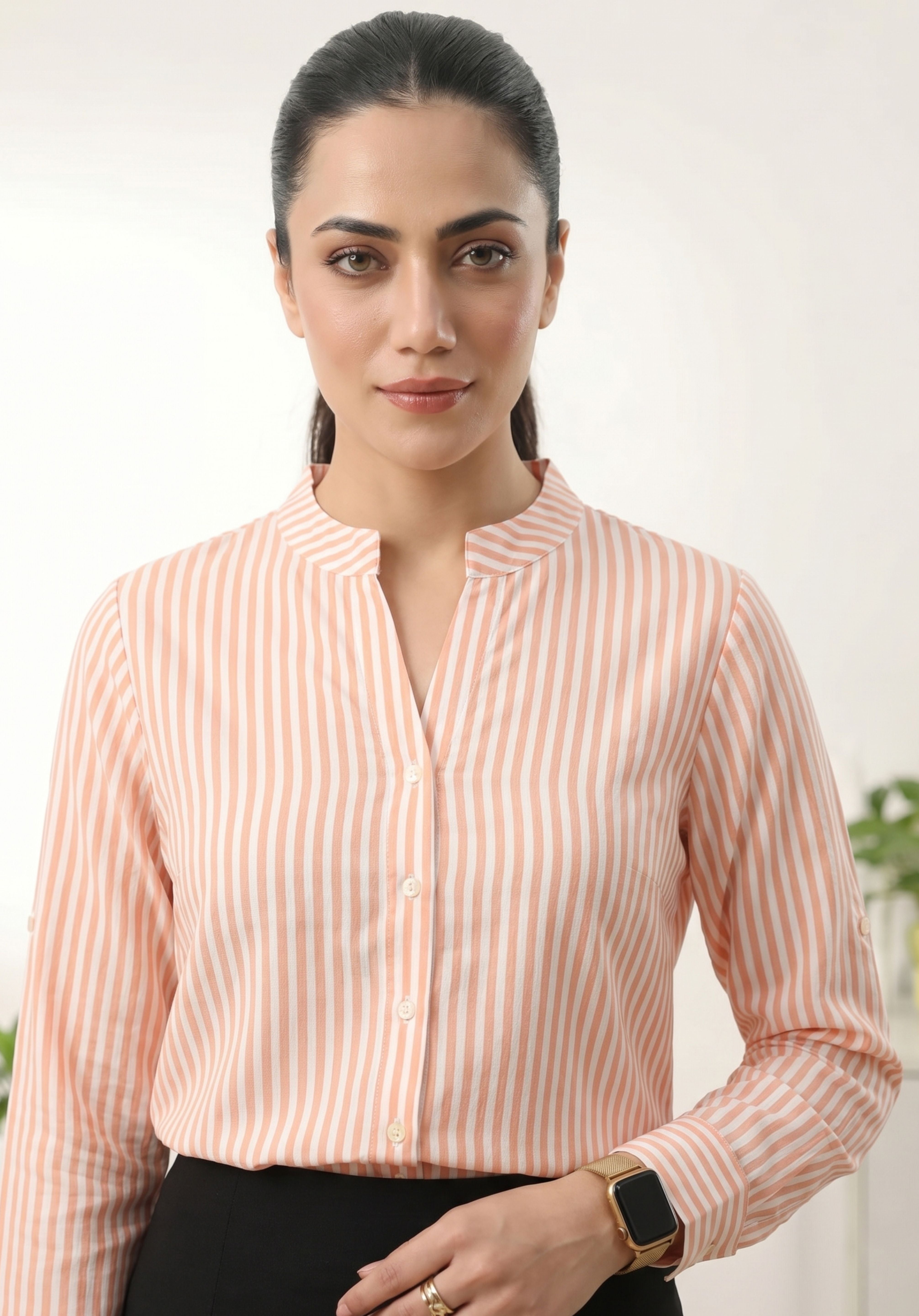 Peach Vedika Shirt