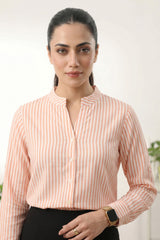 Peach Vedika Shirt