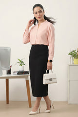 Peach Vedika Shirt
