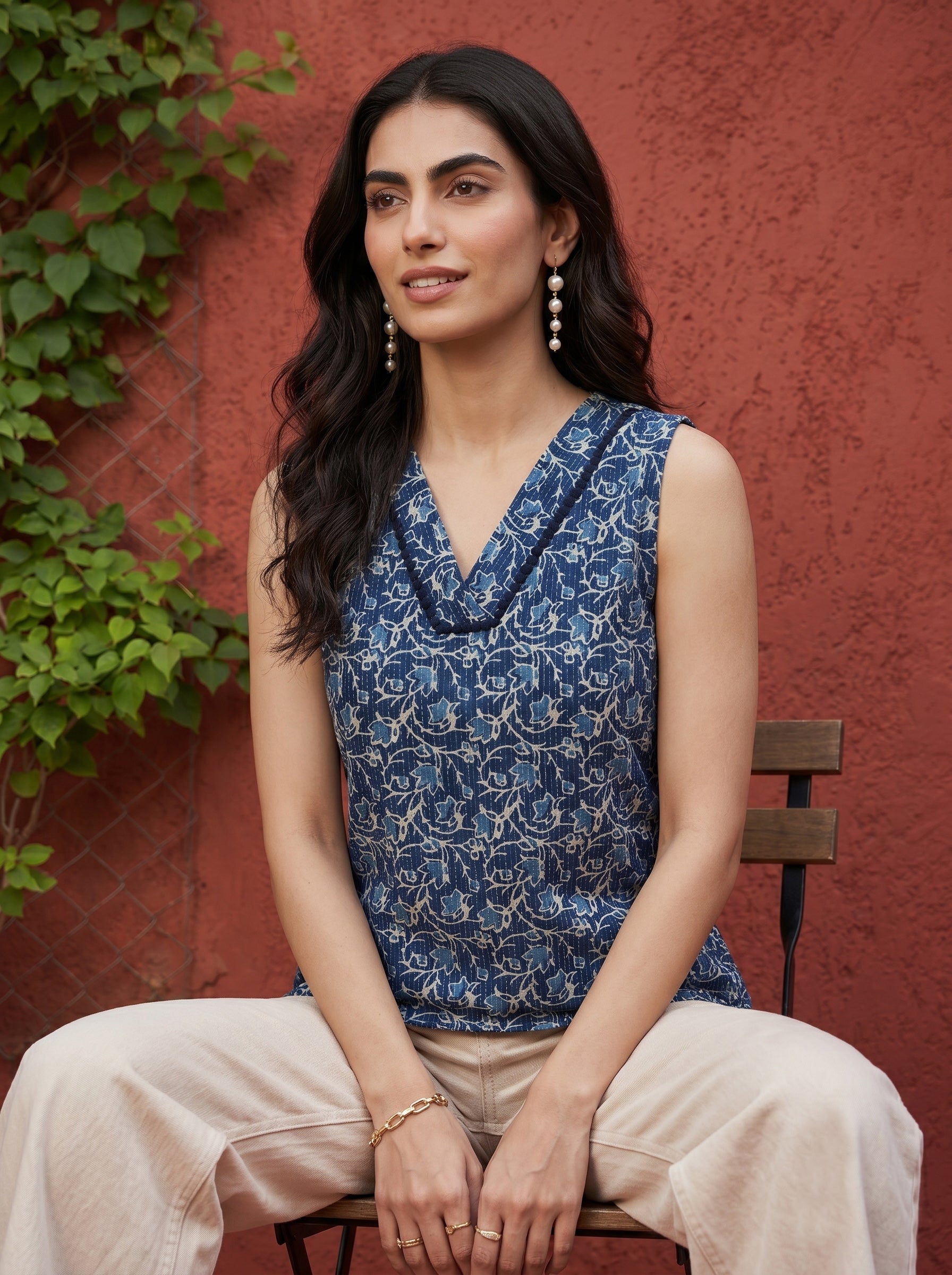 Blue Tara Top