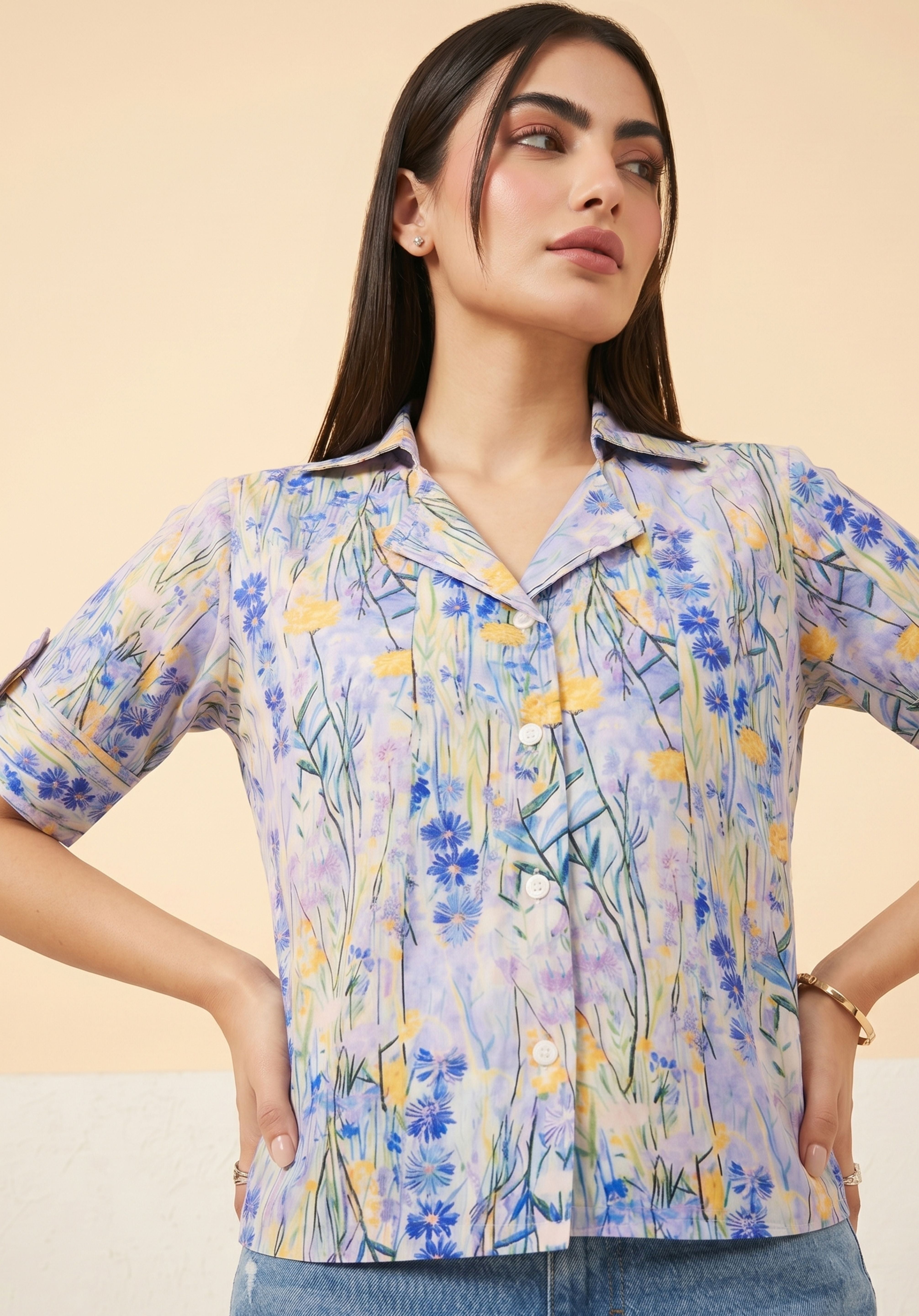 Lavender Eshani Shirt