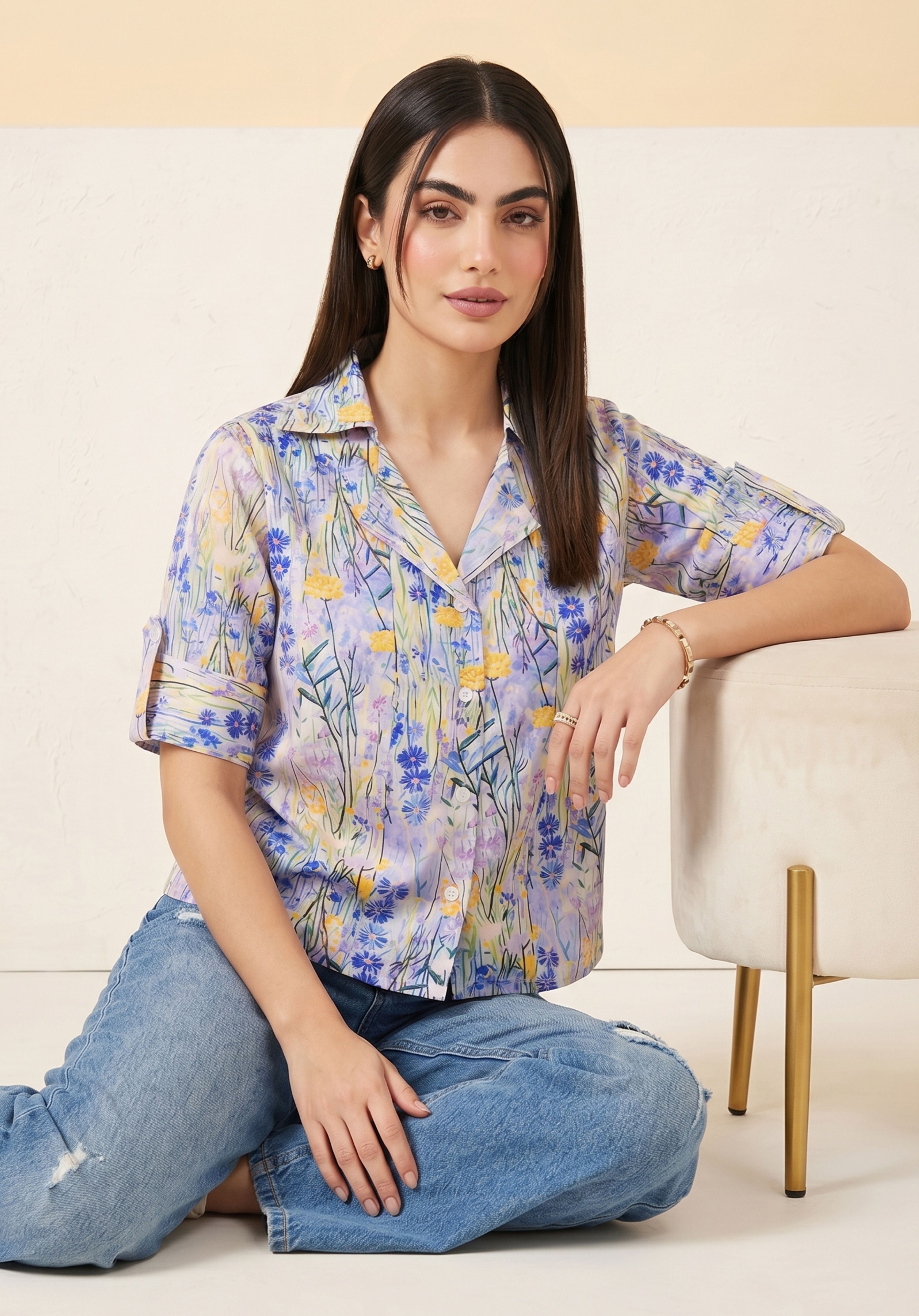 Lavender Eshani Shirt