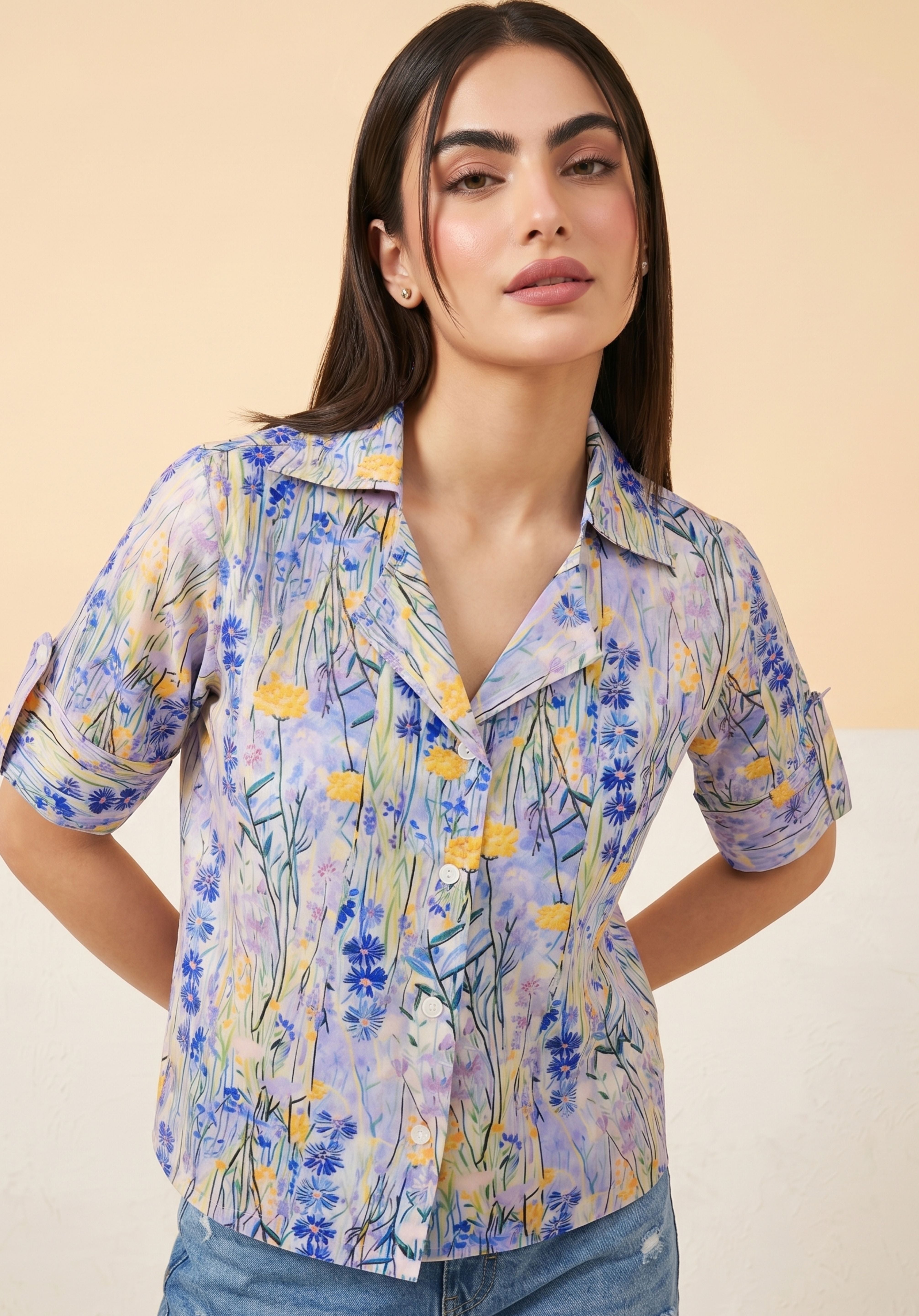 Lavender Eshani Shirt