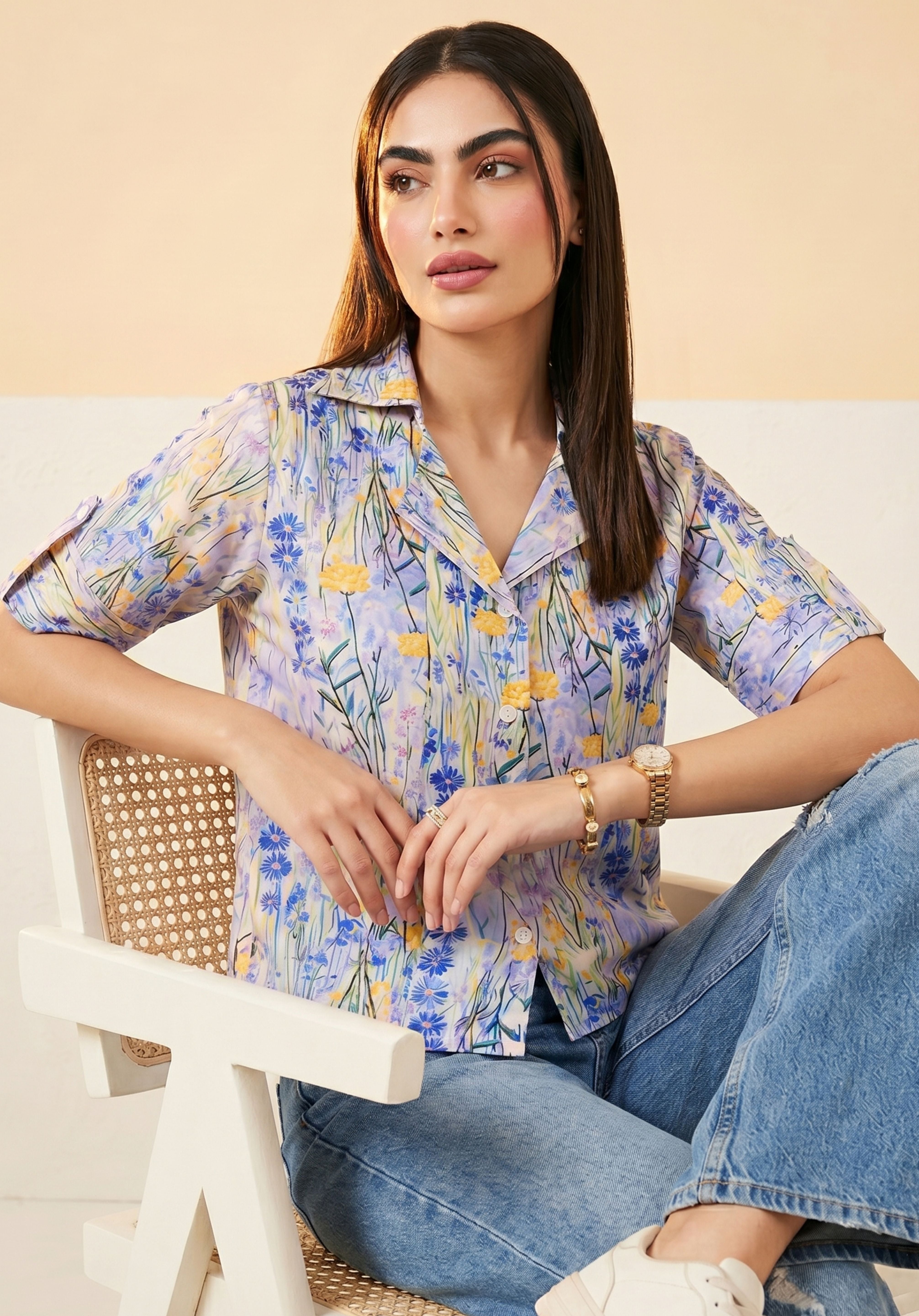 Lavender Eshani Shirt