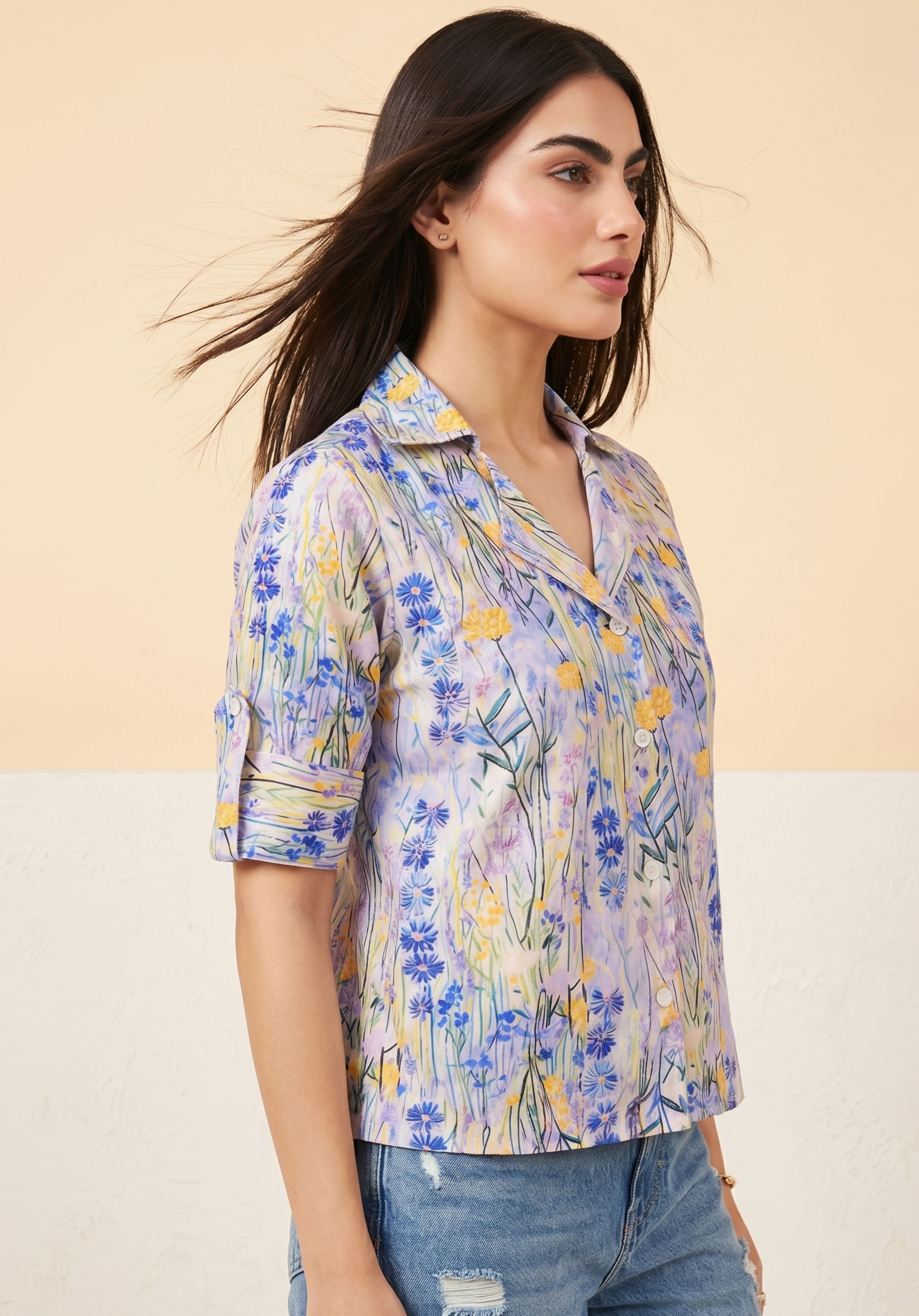 Lavender Eshani Shirt