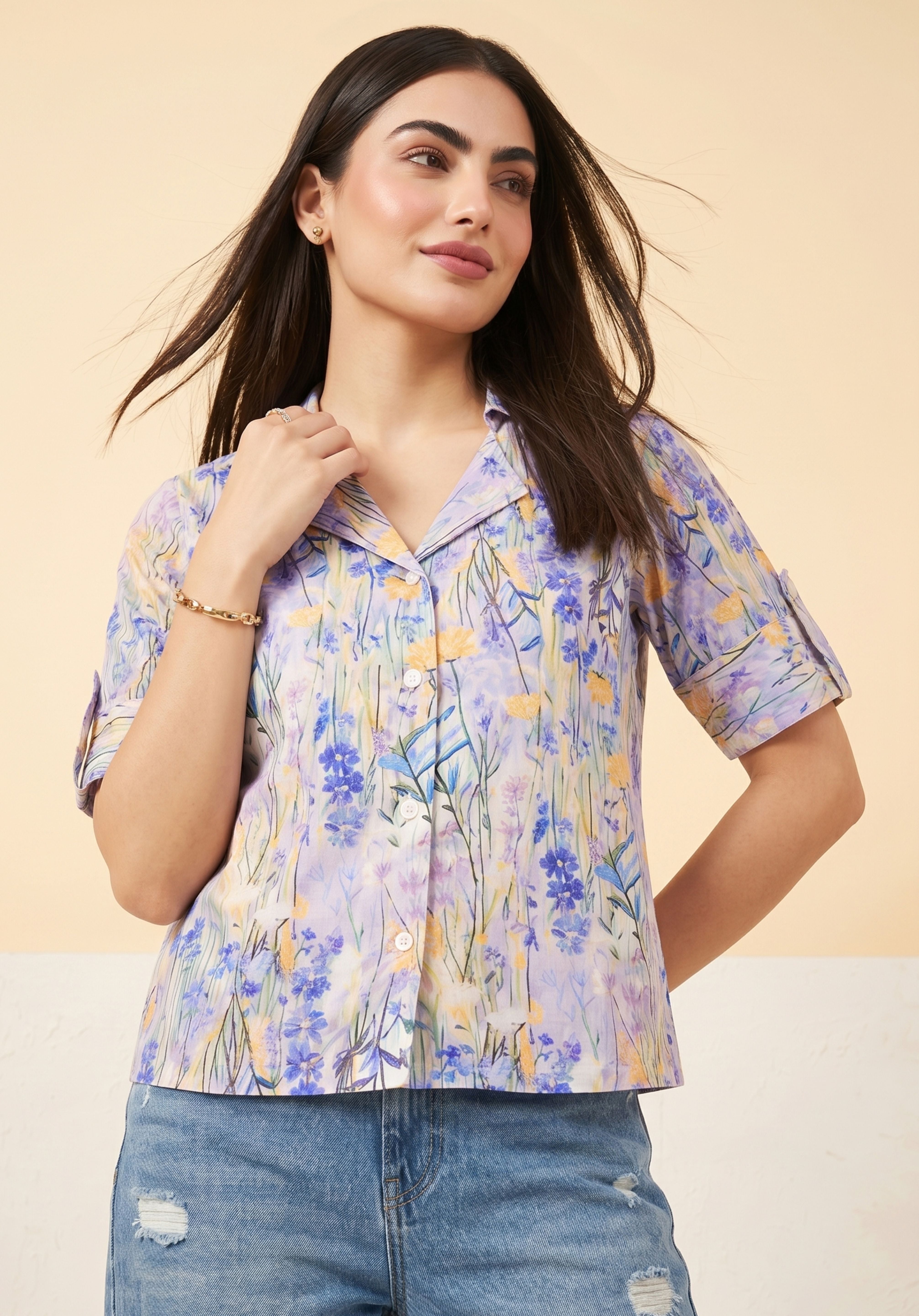 Lavender Eshani Shirt