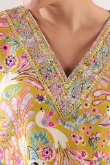 Basanti Peacock Suit Set