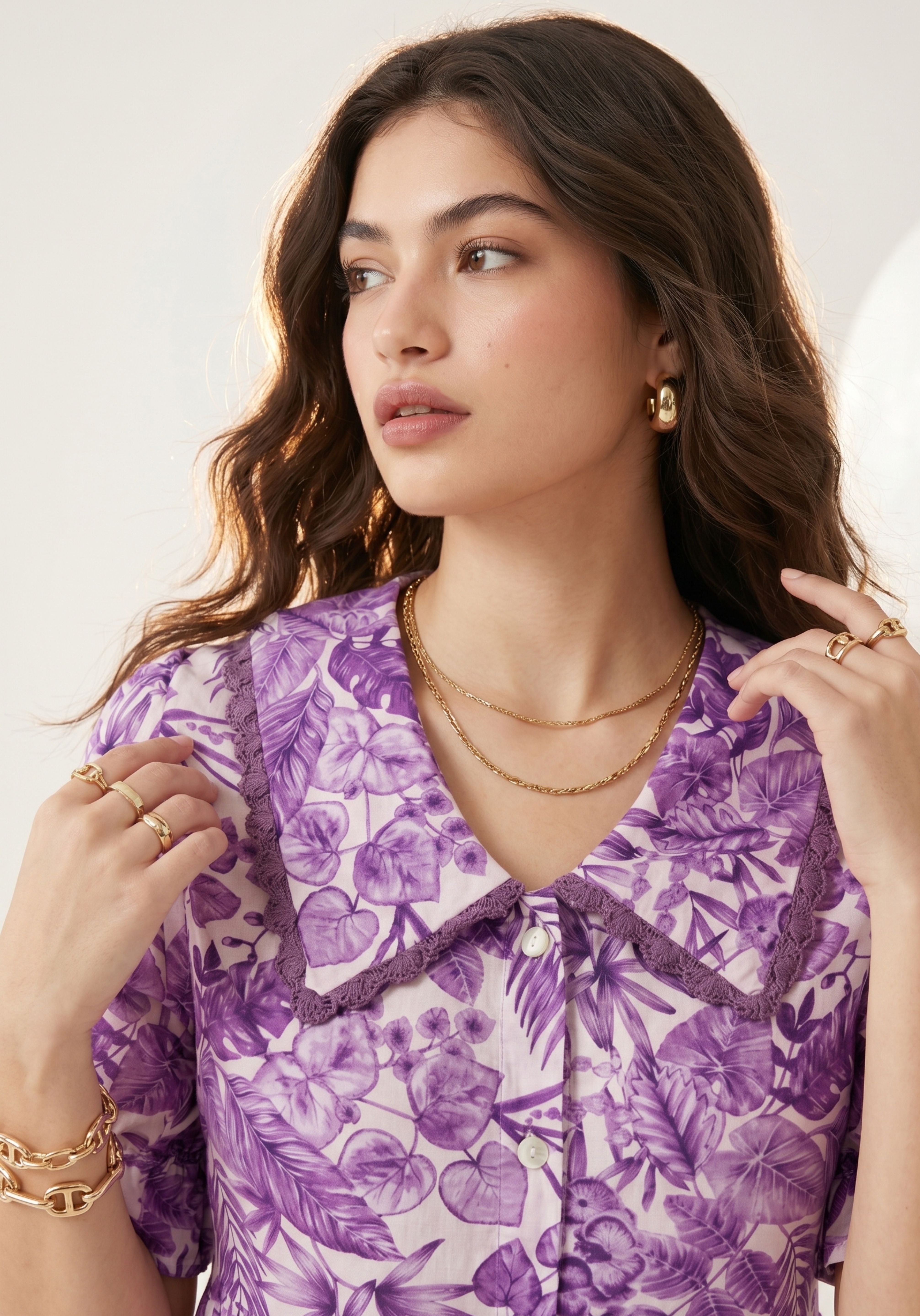Purple Amoli Top