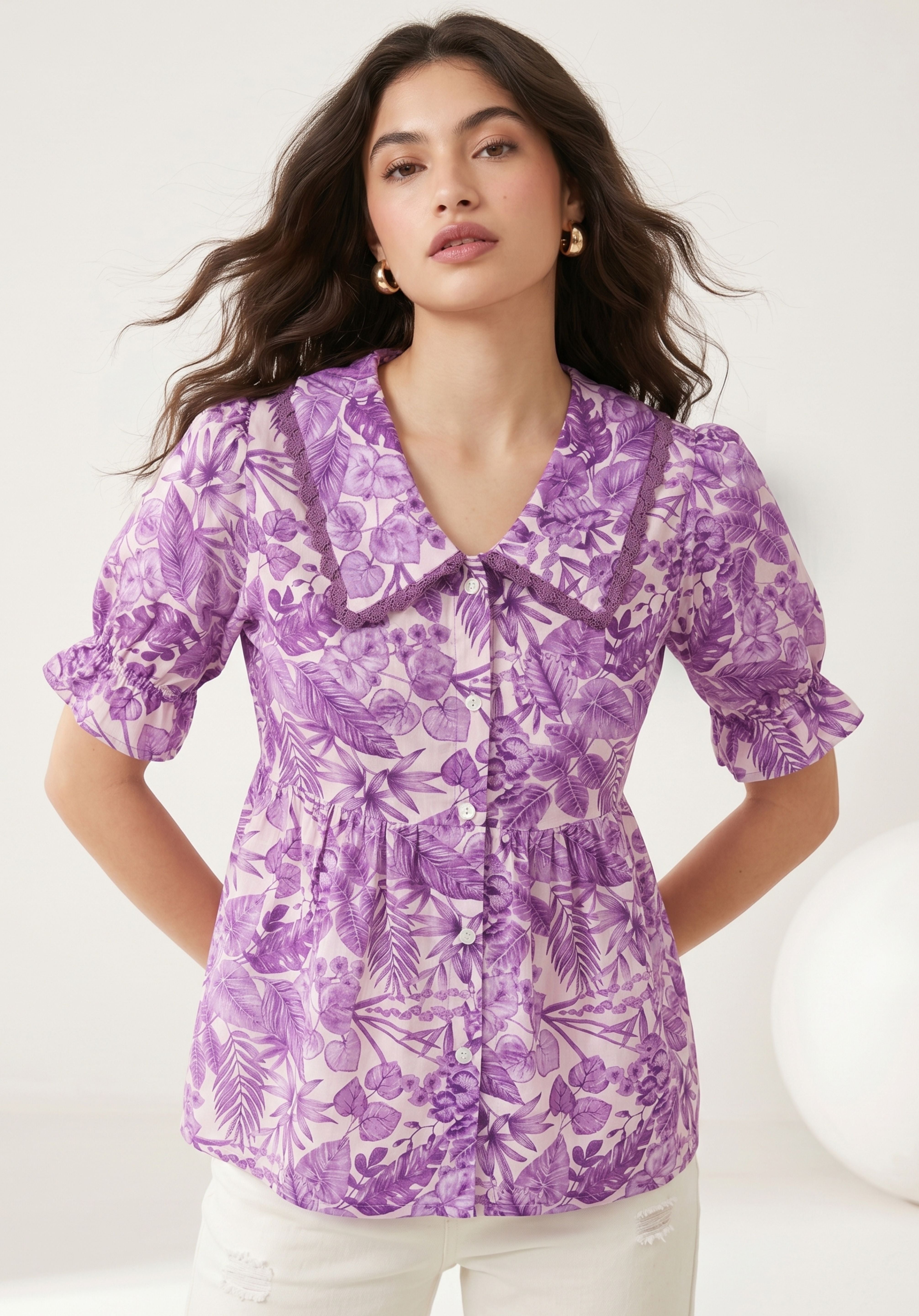 Purple Amoli Top