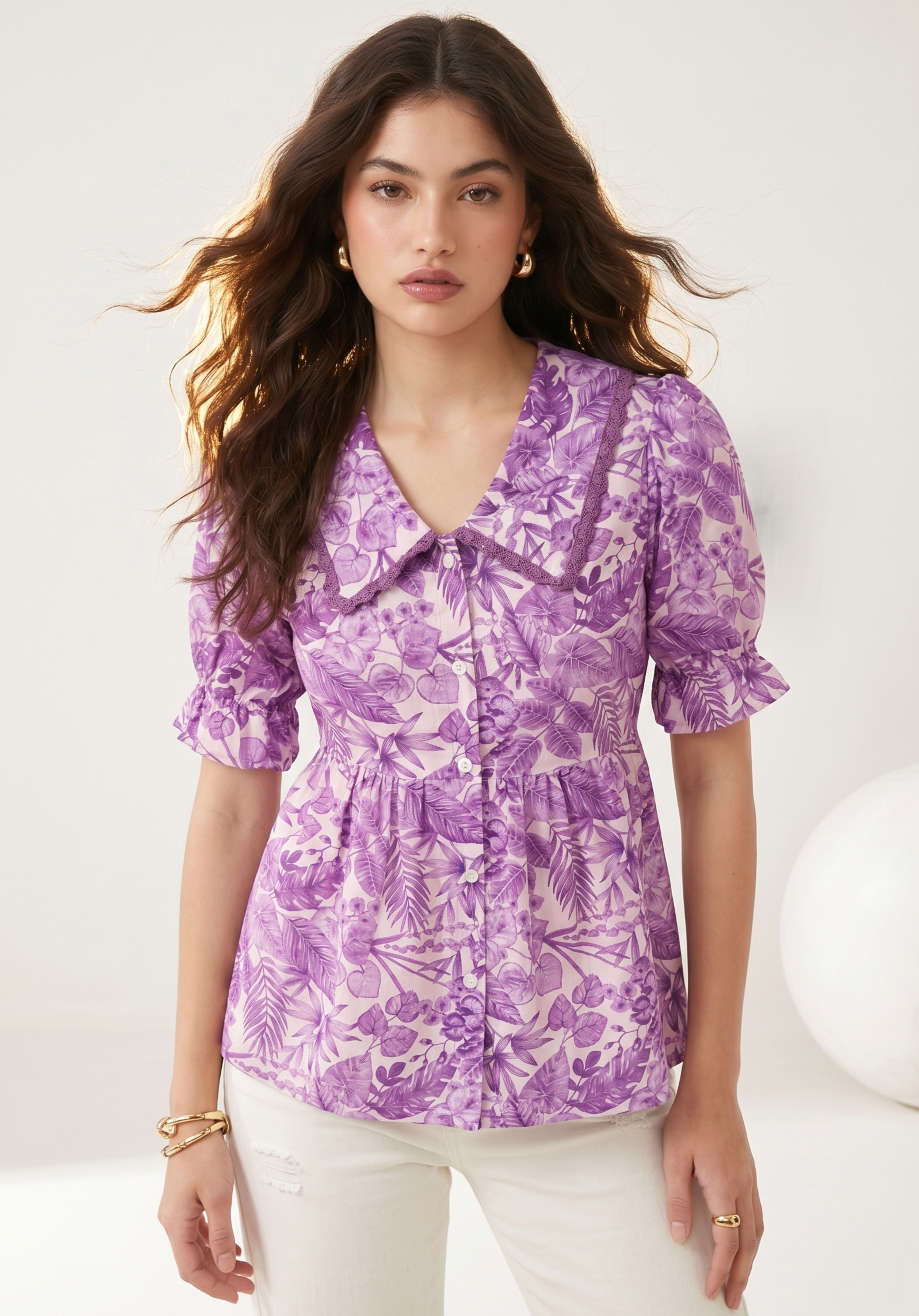 Purple Amoli Top