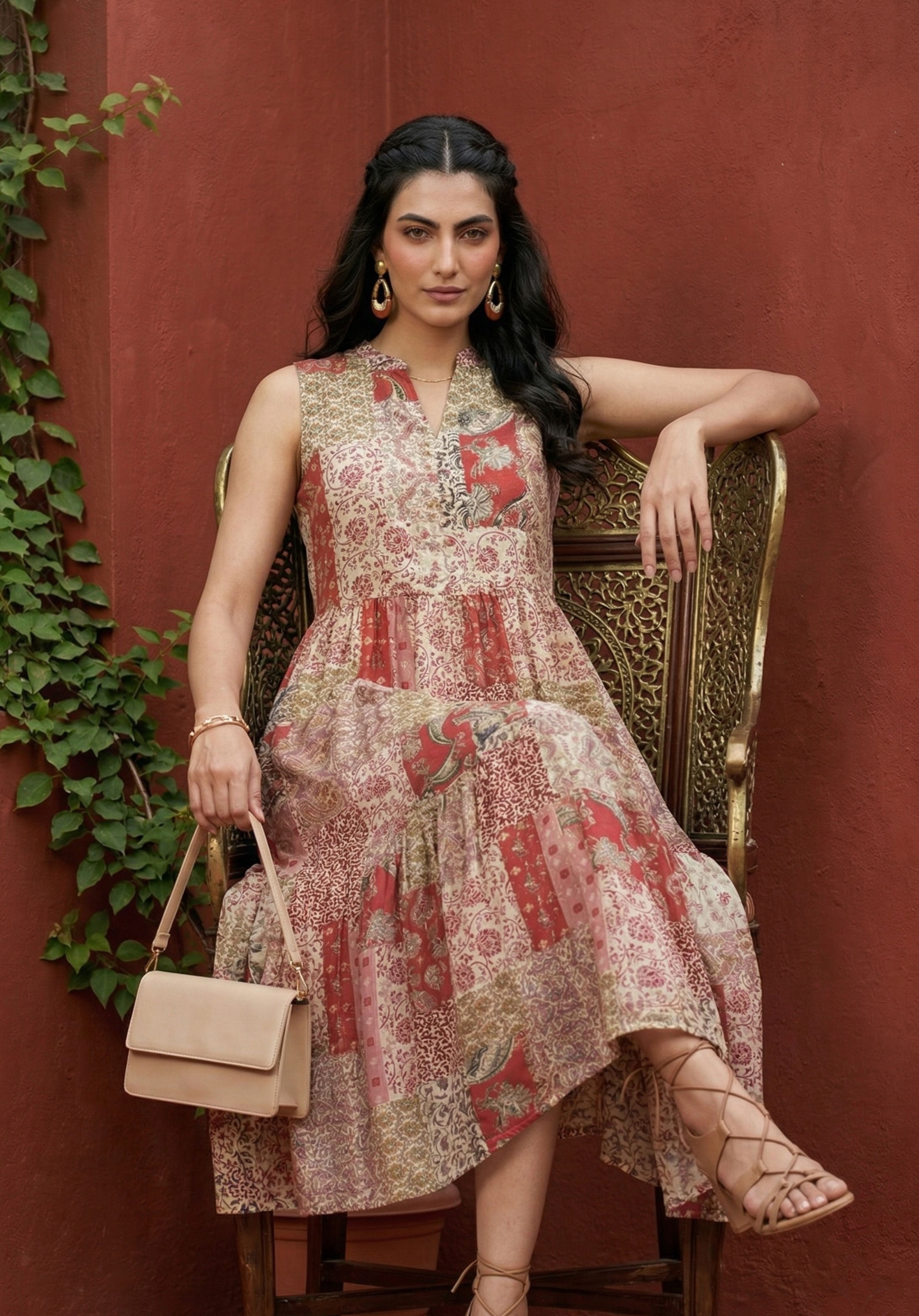 Multicolor Avni Dress