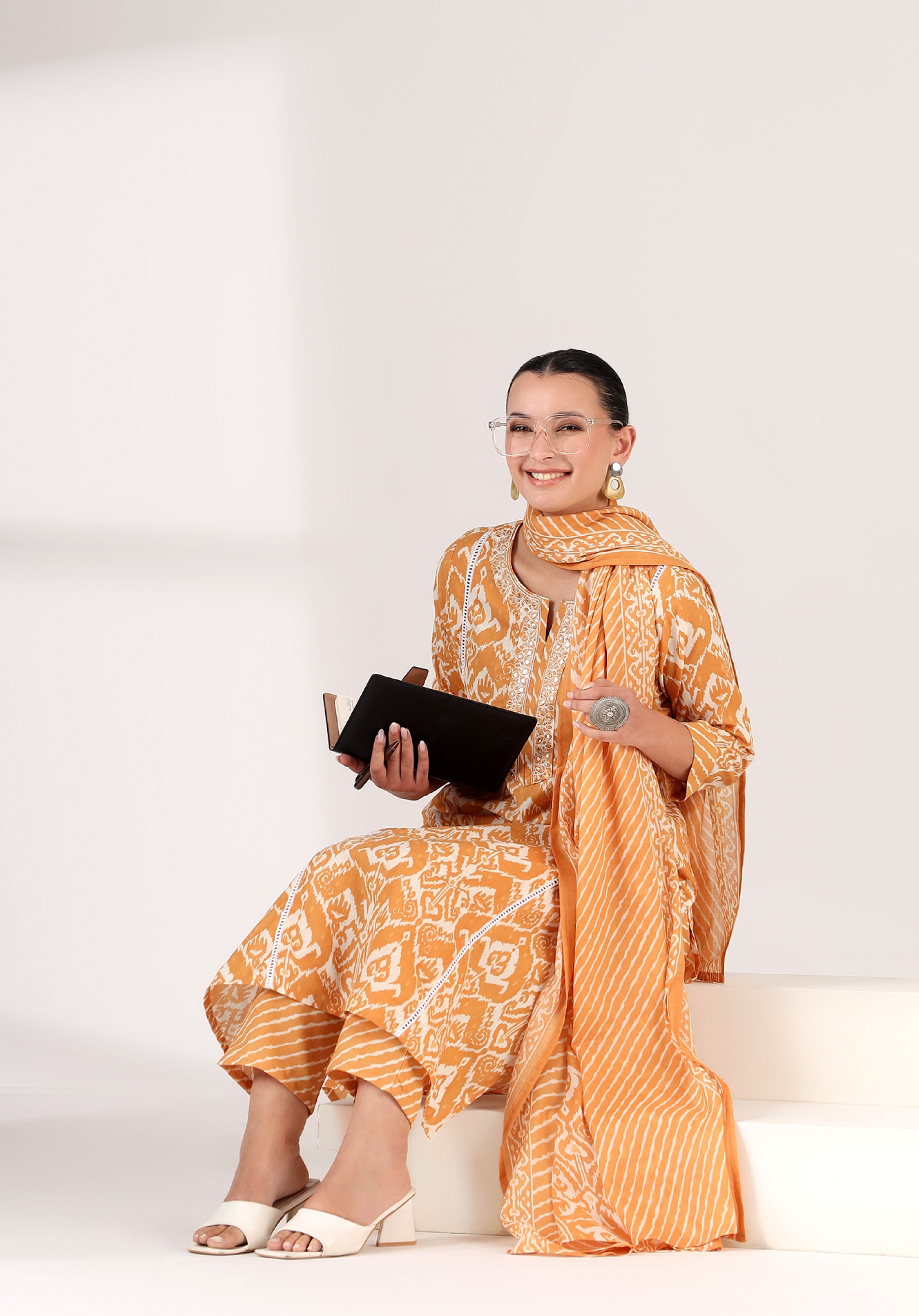 Pehli Kiran Ikat Suit Set