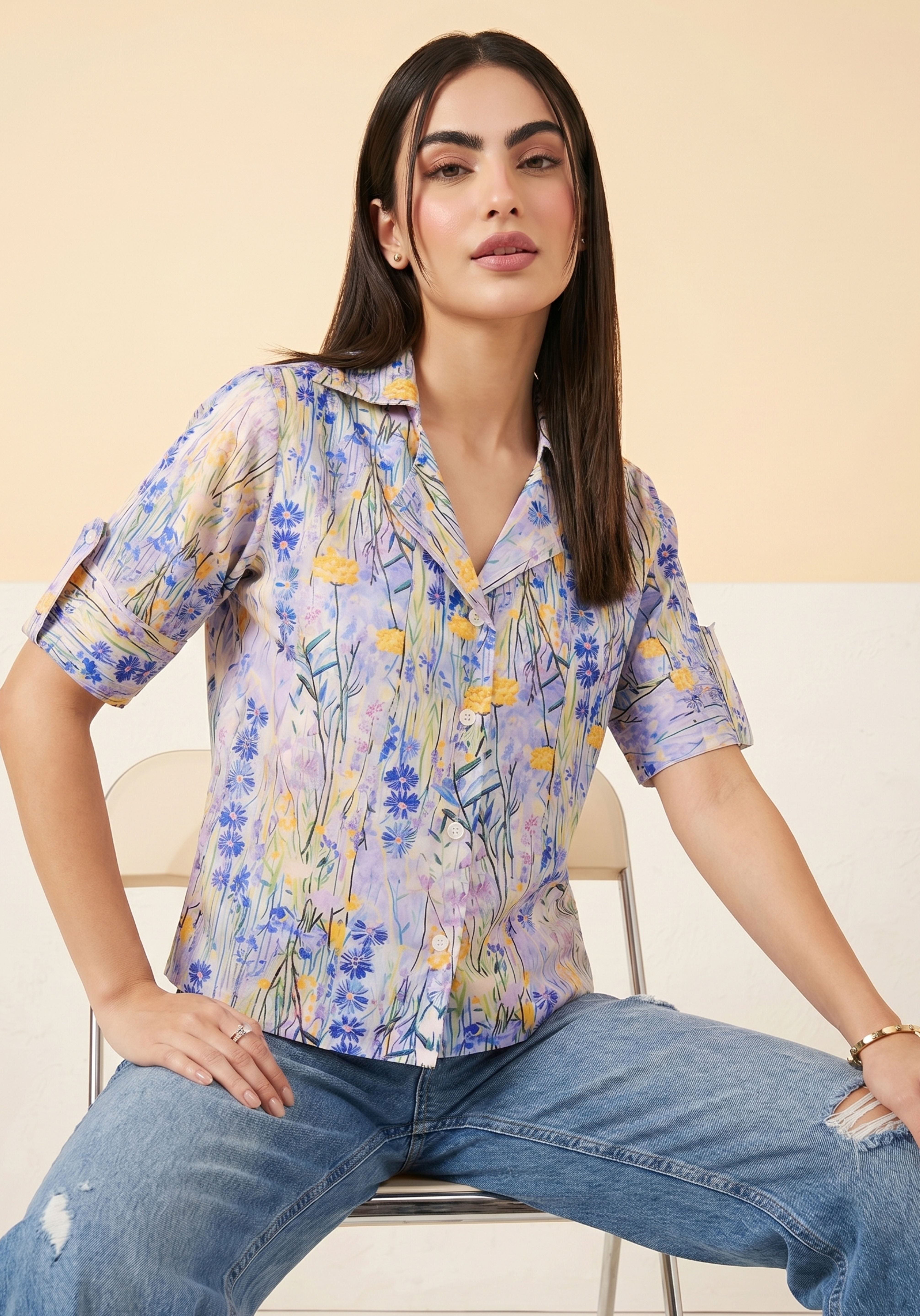Lavender Eshani Shirt