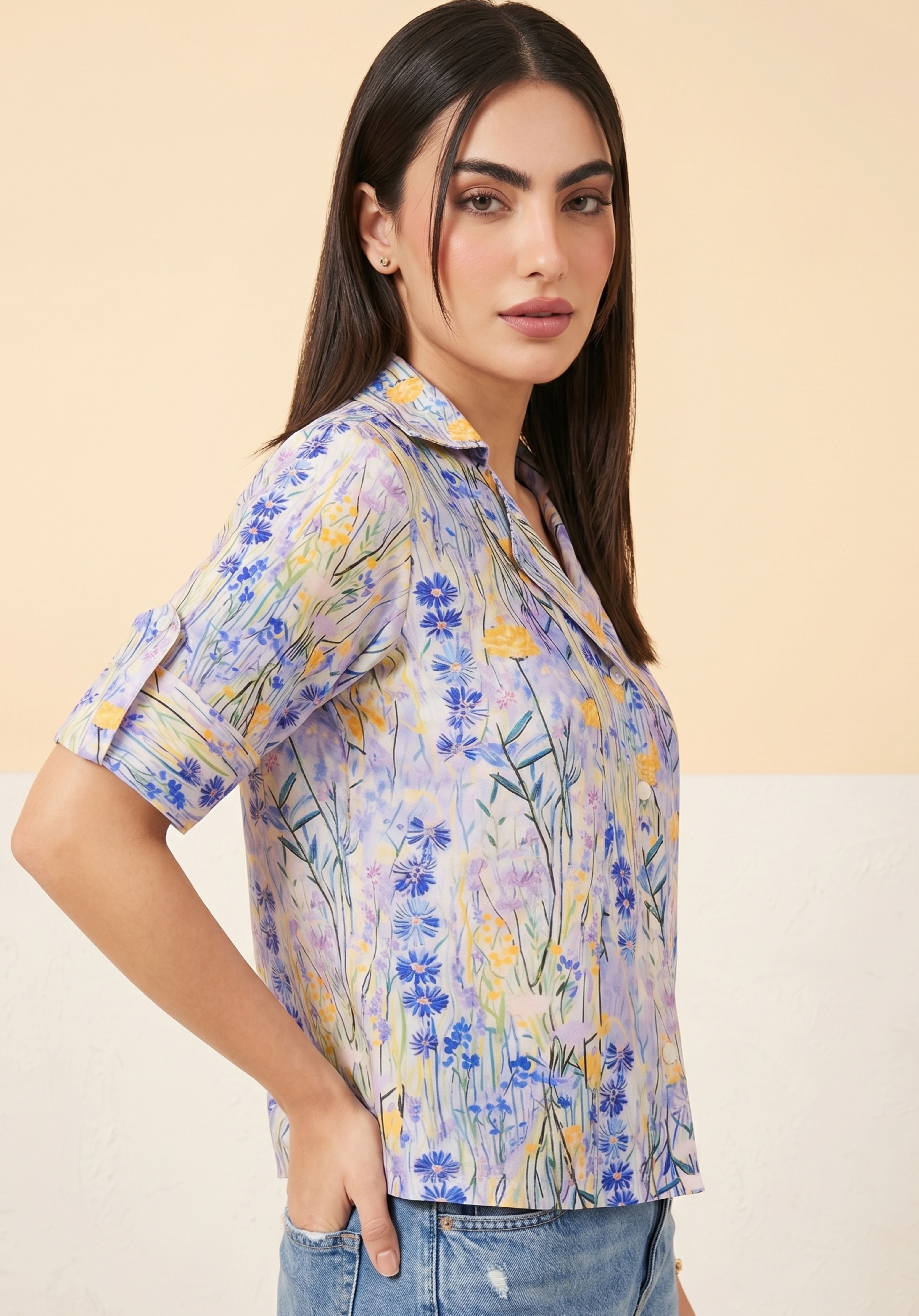Lavender Eshani Shirt