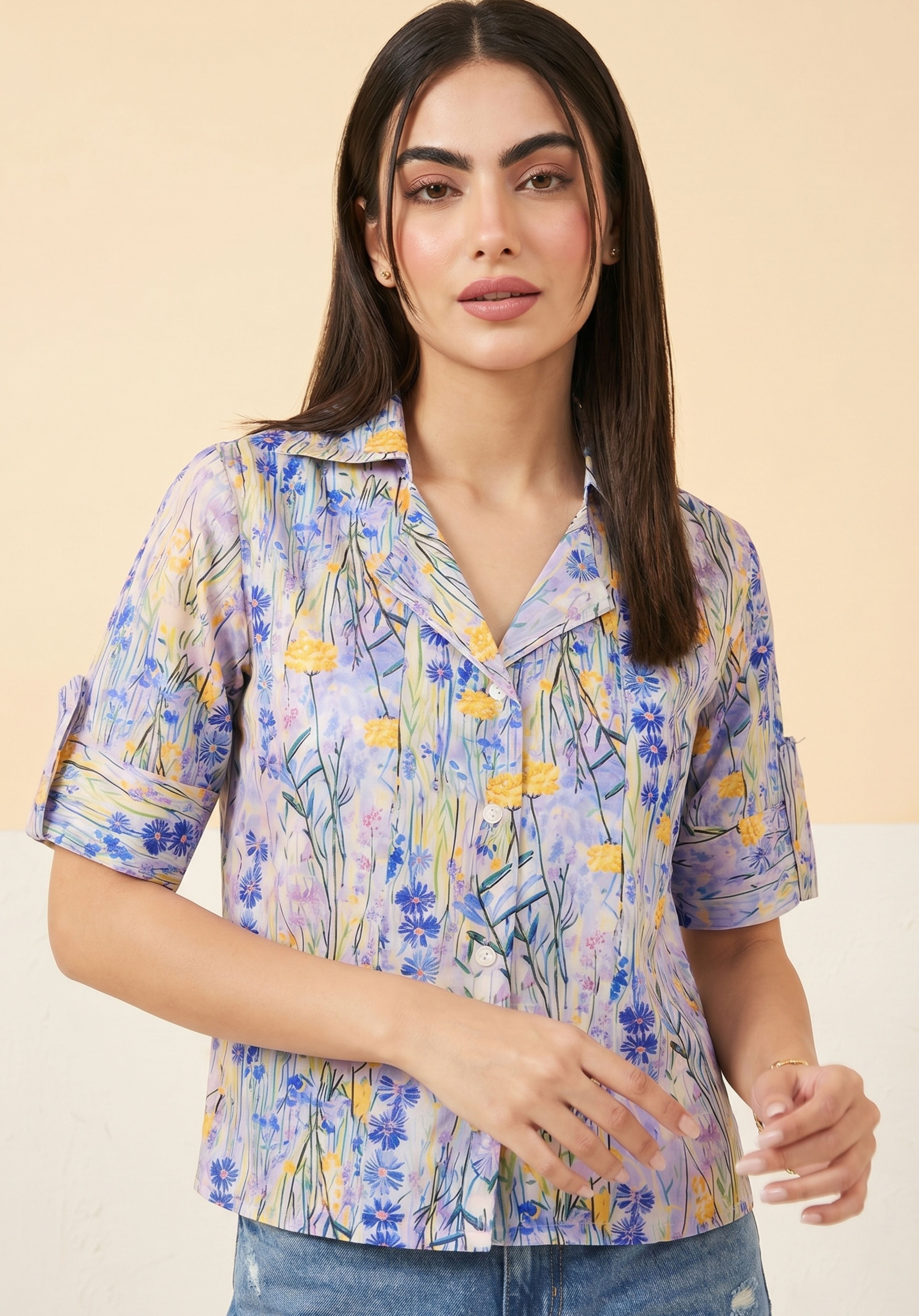 Lavender Eshani Shirt