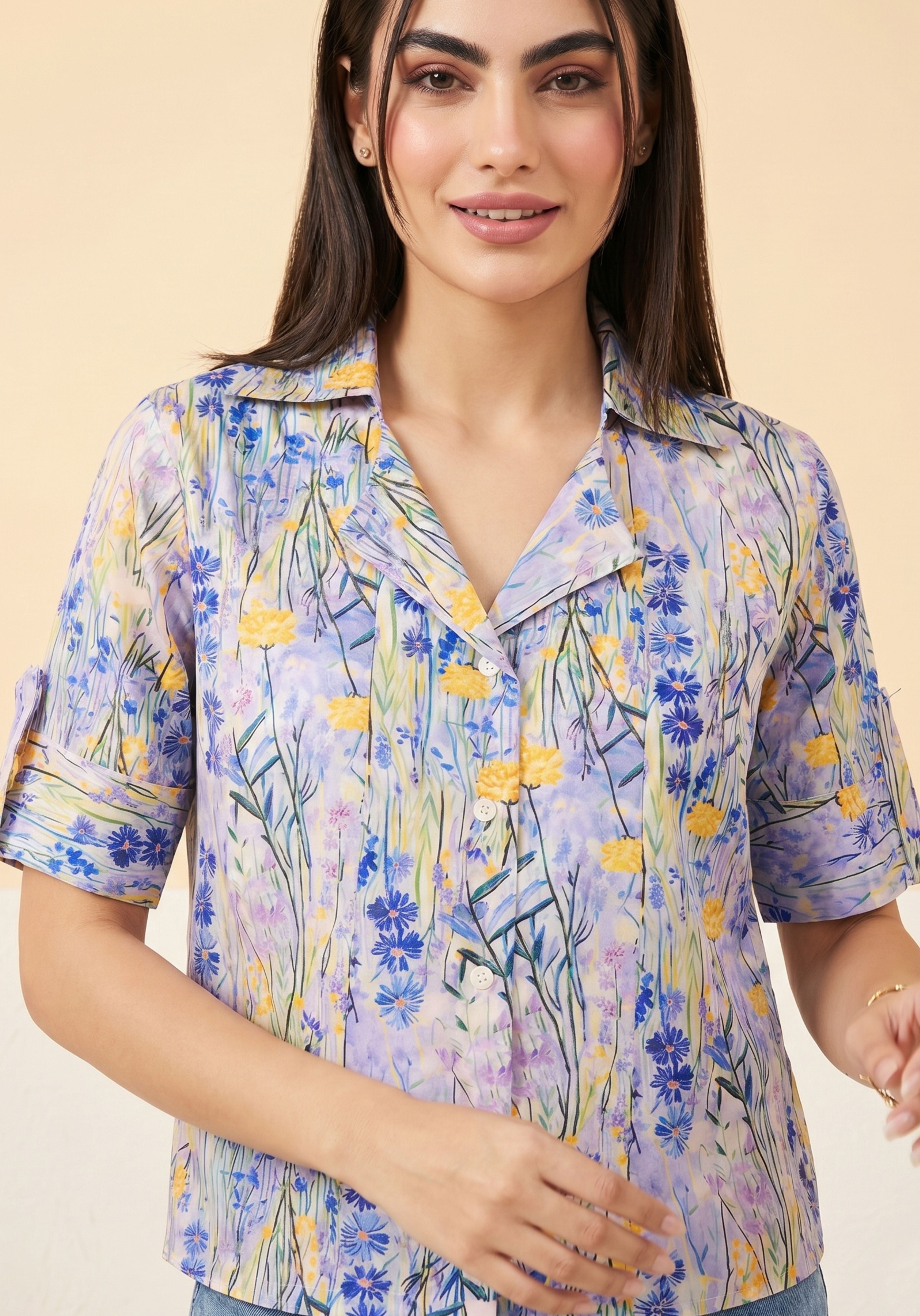 Lavender Eshani Shirt