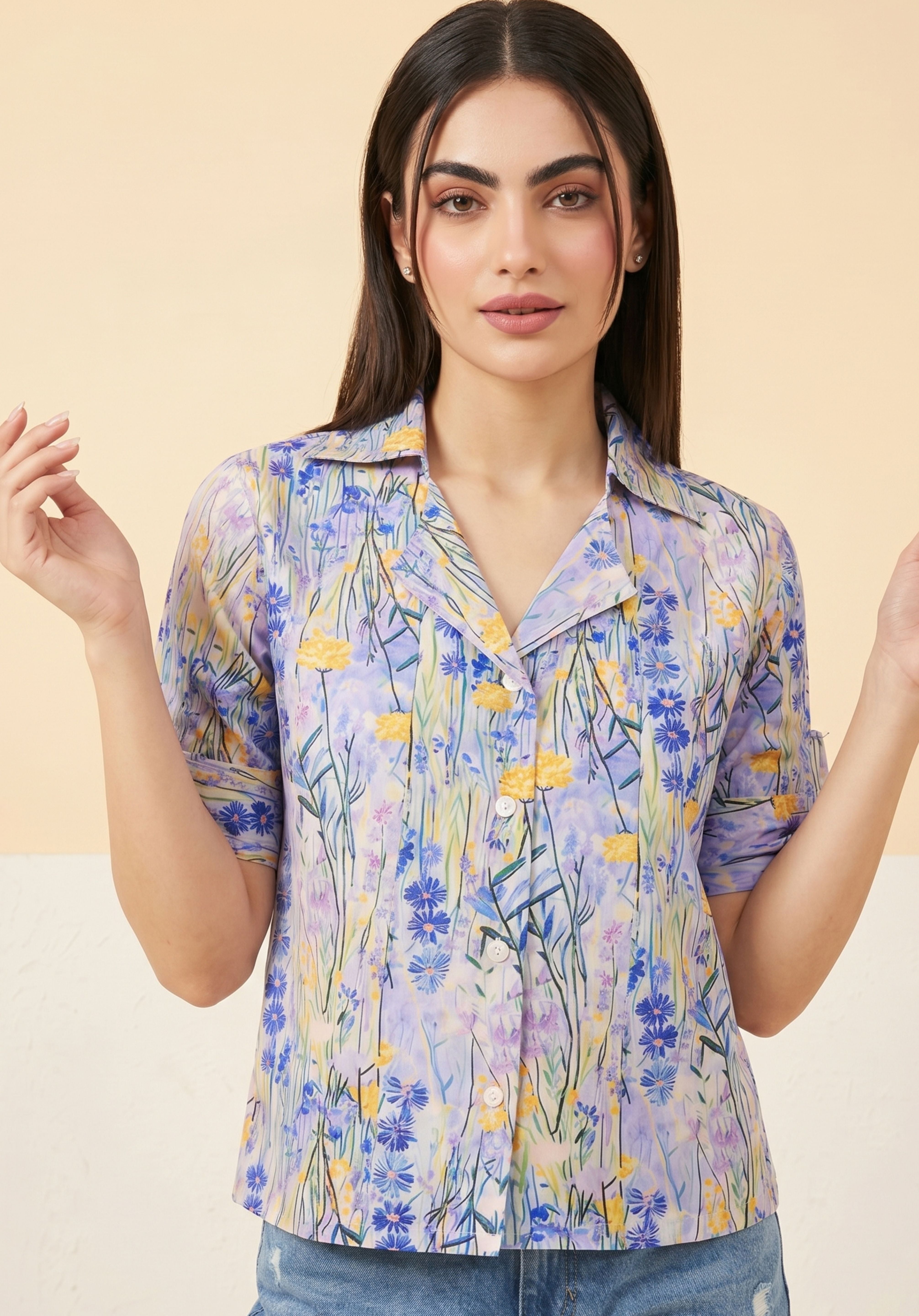 Lavender Eshani Shirt