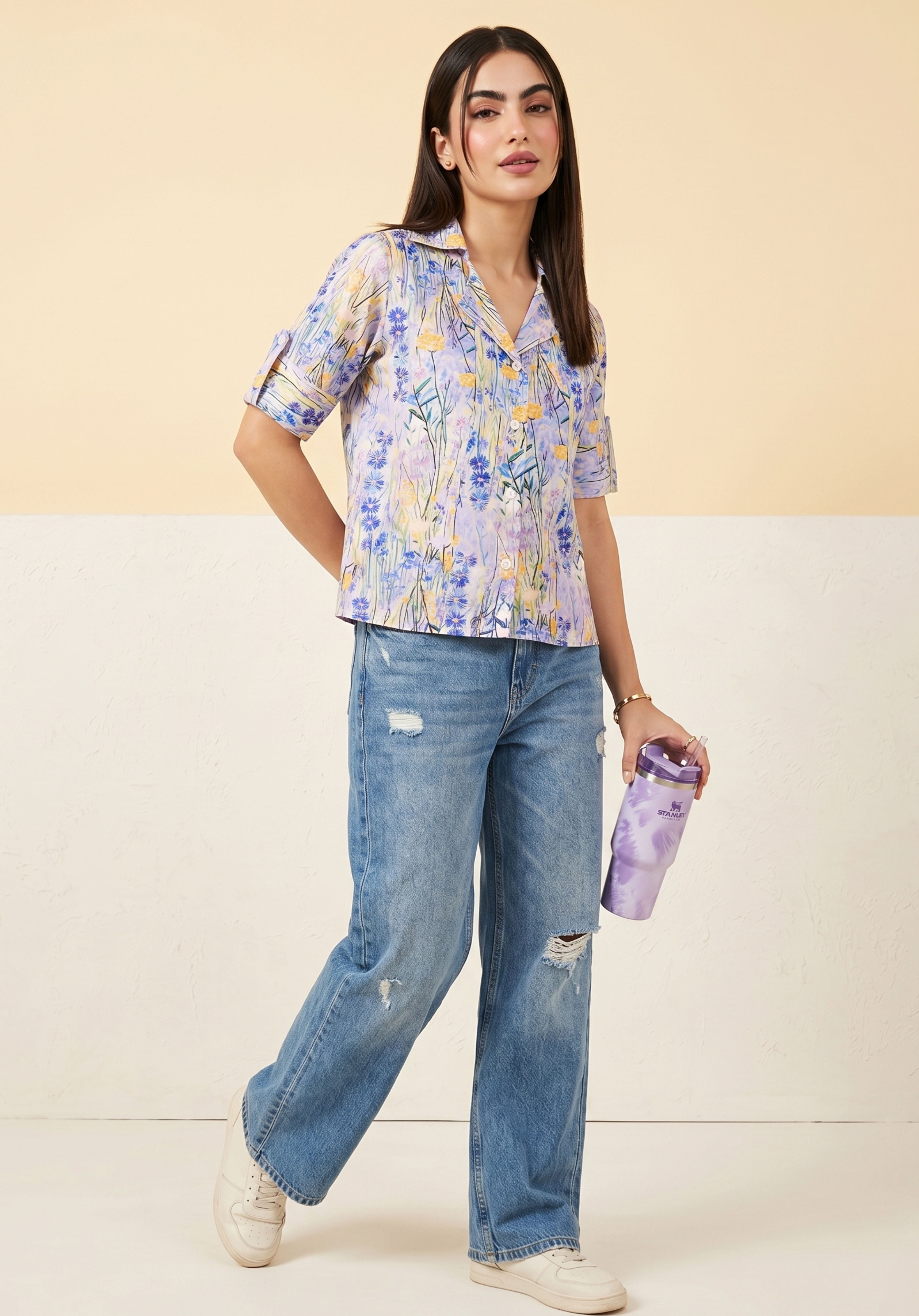 Lavender Eshani Shirt
