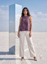 Orchid Halter Top