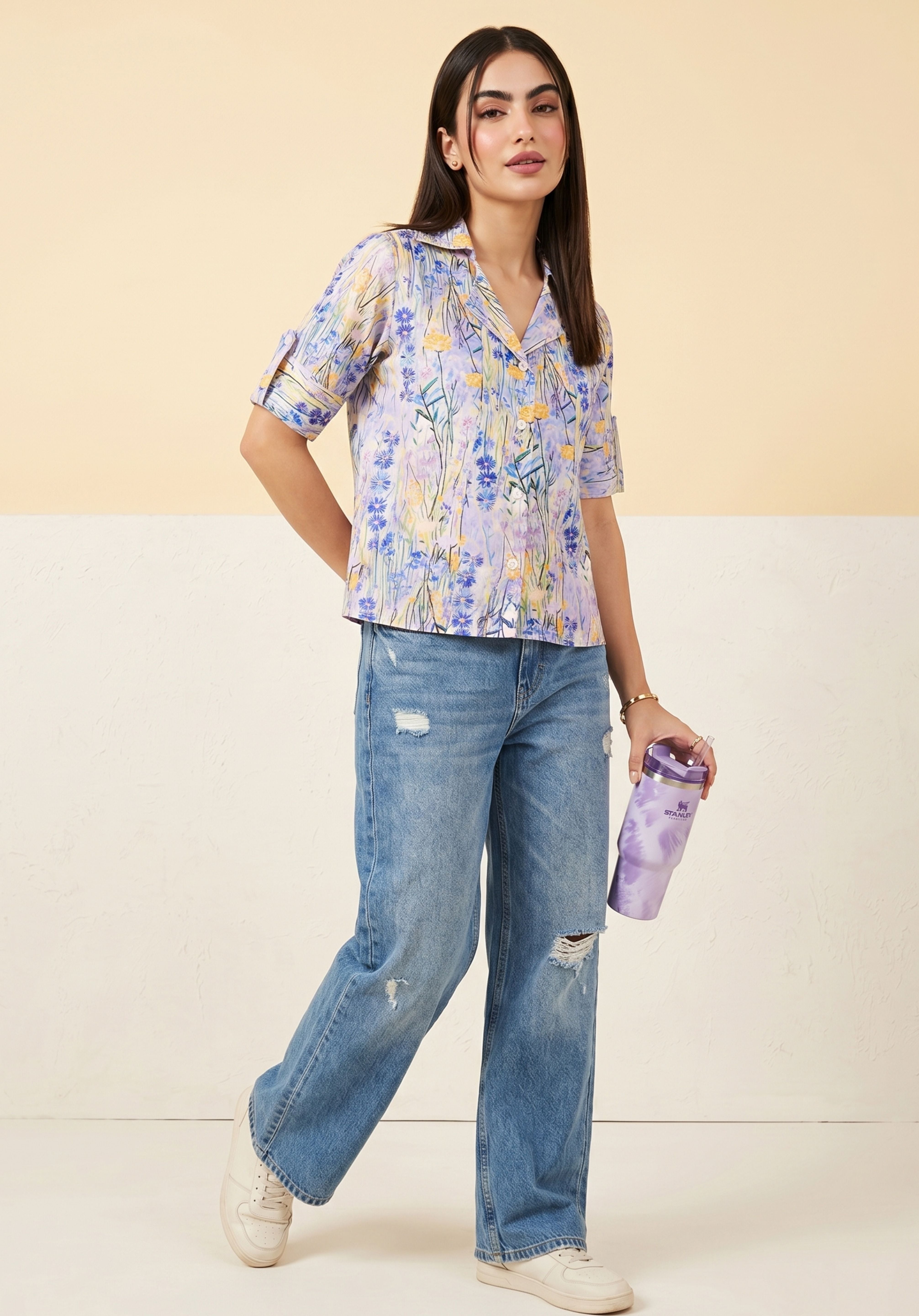 Lavender Eshani Shirt