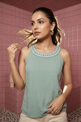 Sage Mihika Top