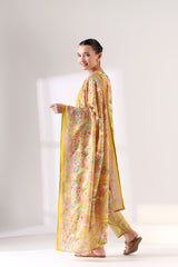 Basanti Peacock Suit Set