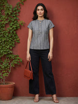 Grey Diya Top