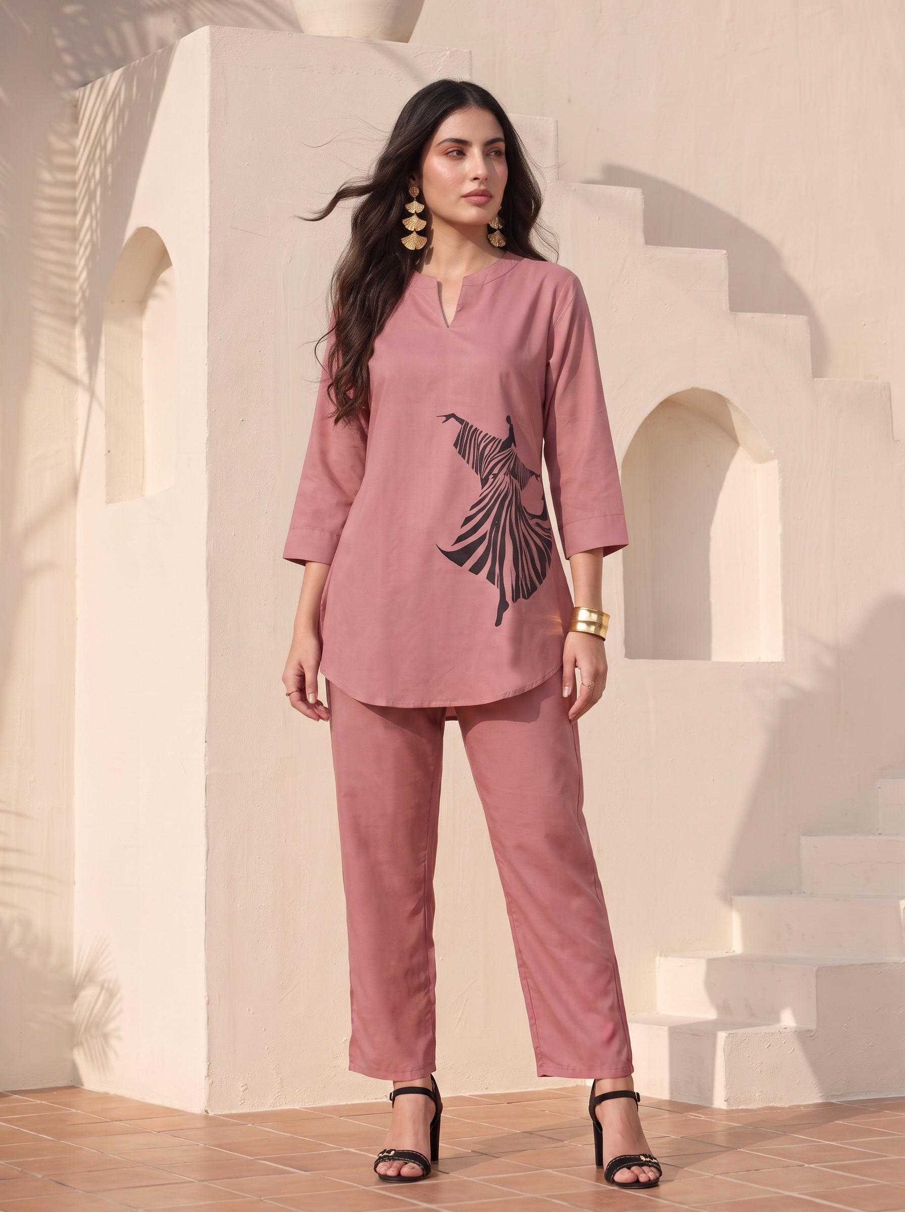 Rosewood Insiya Co-ord Set