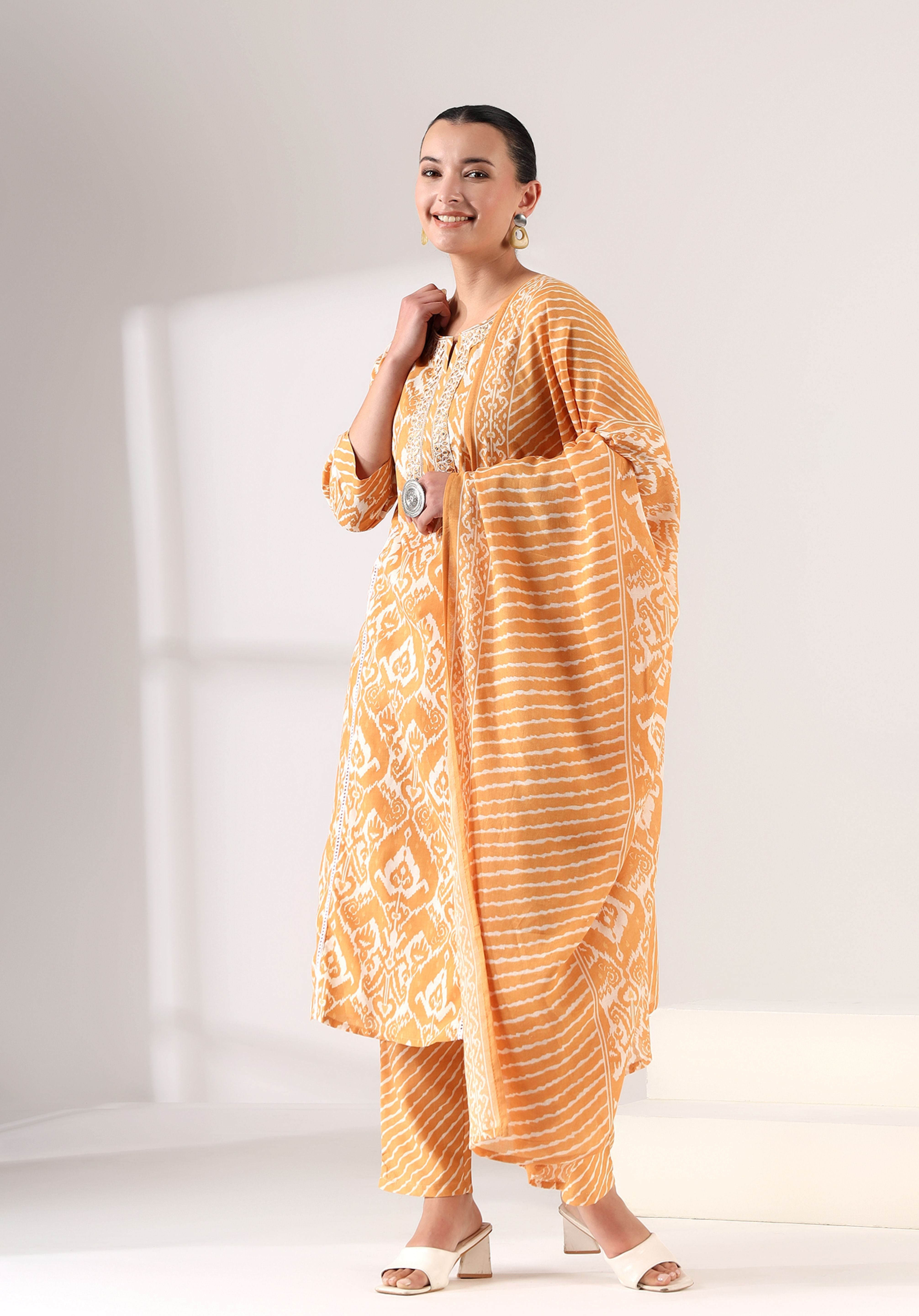 Pehli Kiran Ikat Suit Set