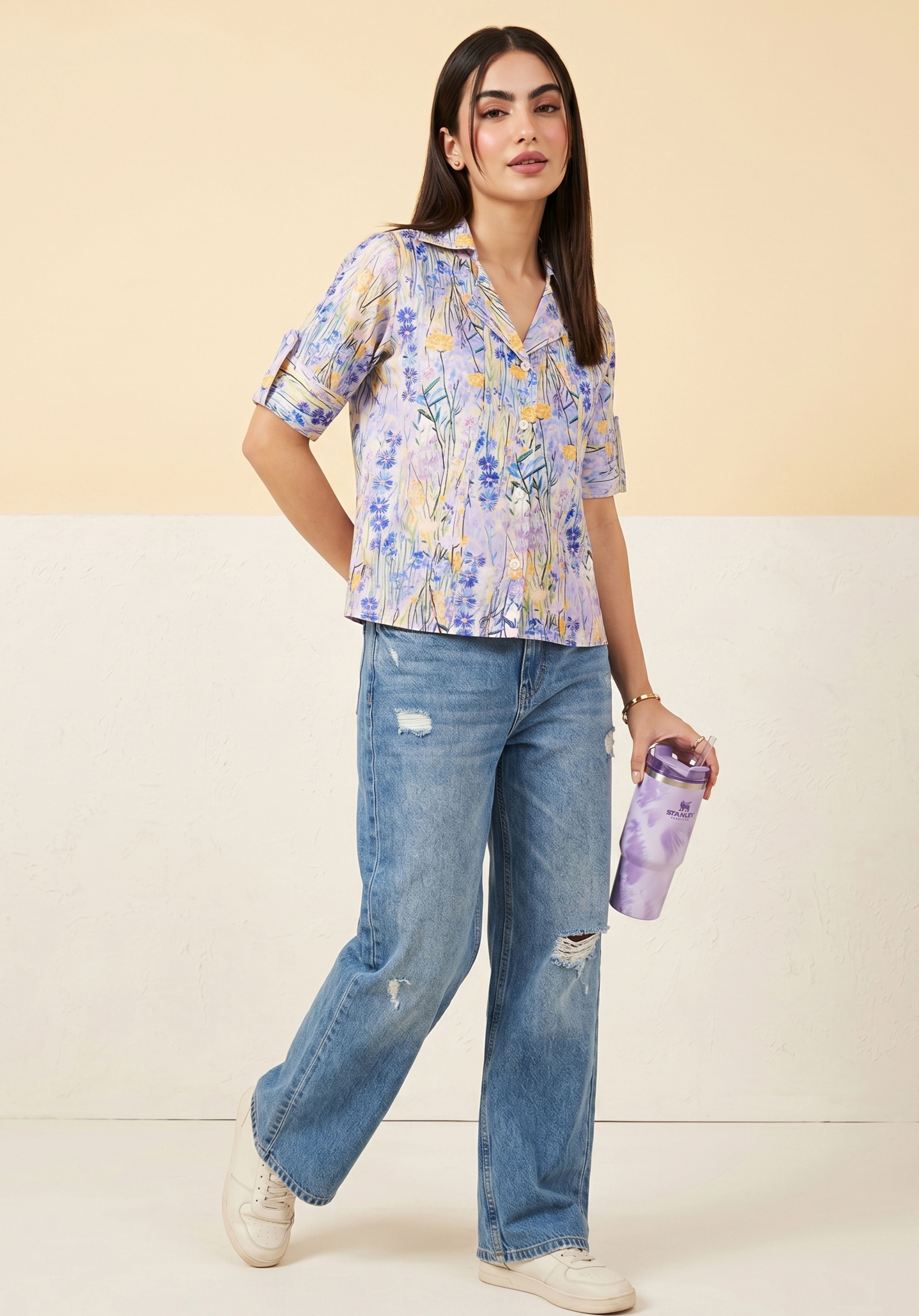 Lavender Eshani Shirt
