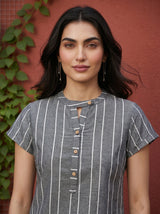 Grey Diya Top