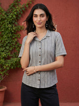 Grey Hazel Top