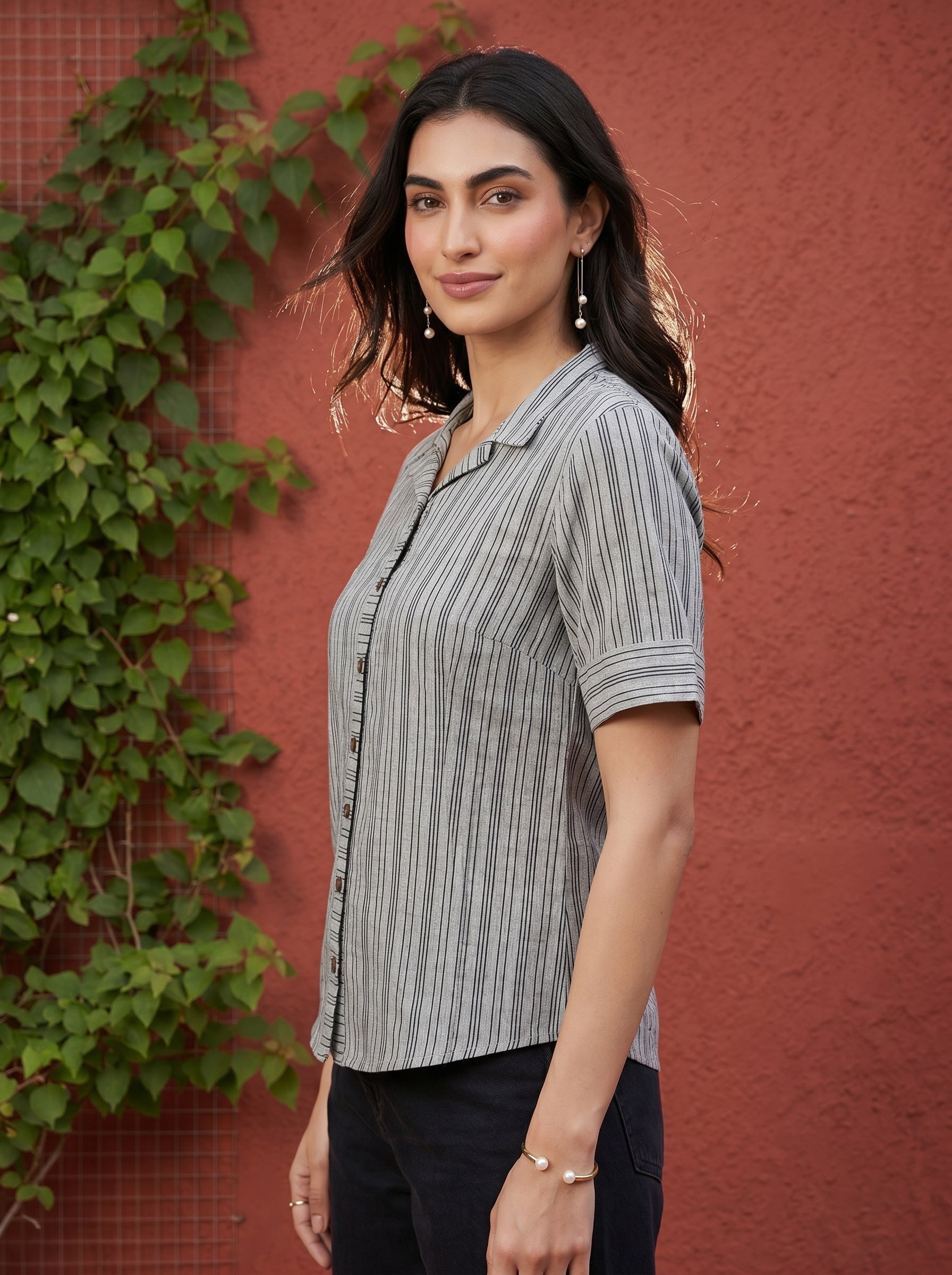 Grey Hazel Top