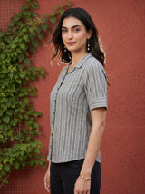 Grey Hazel Top