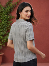 Grey Hazel Top