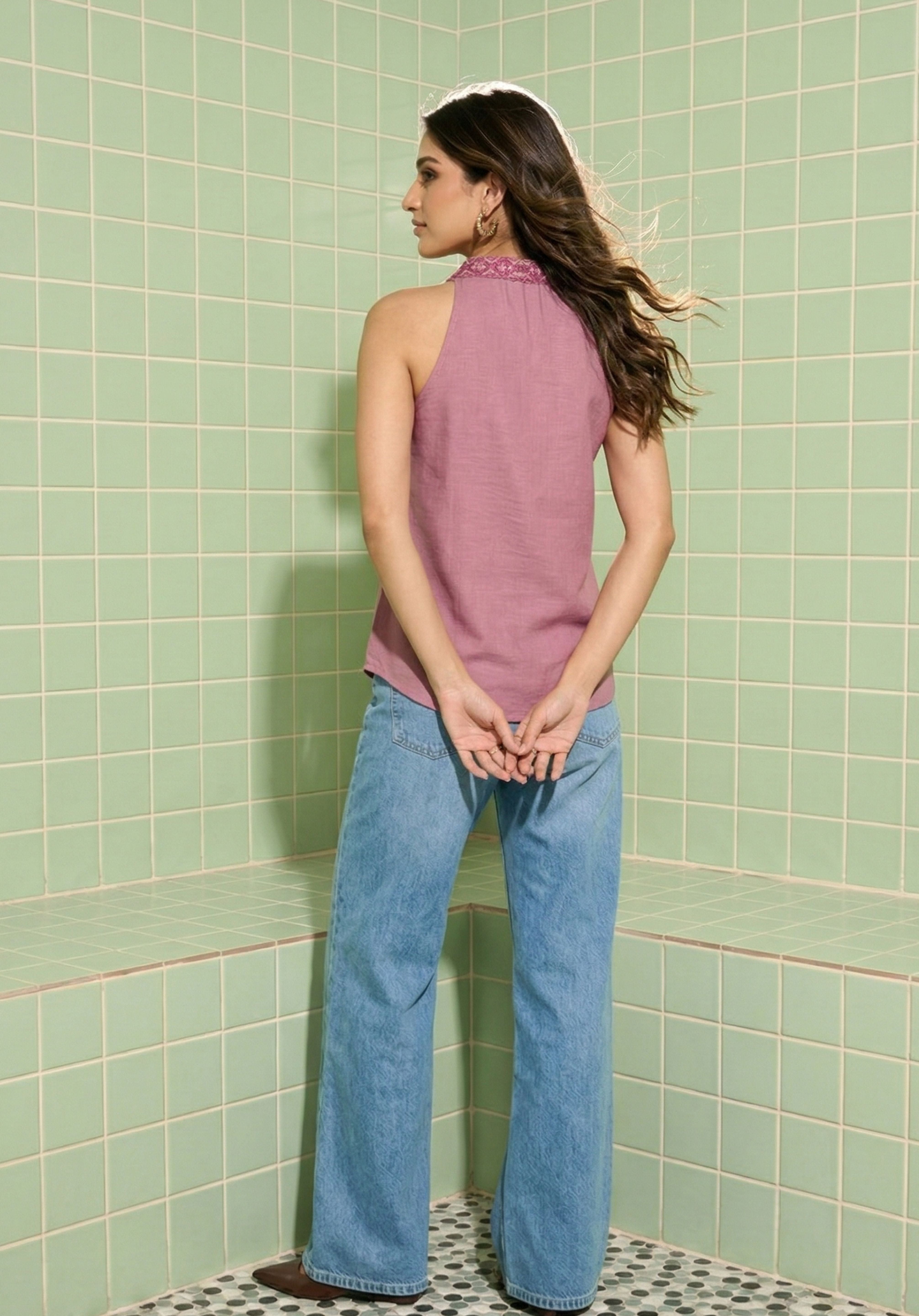 Mauve Saavi Top