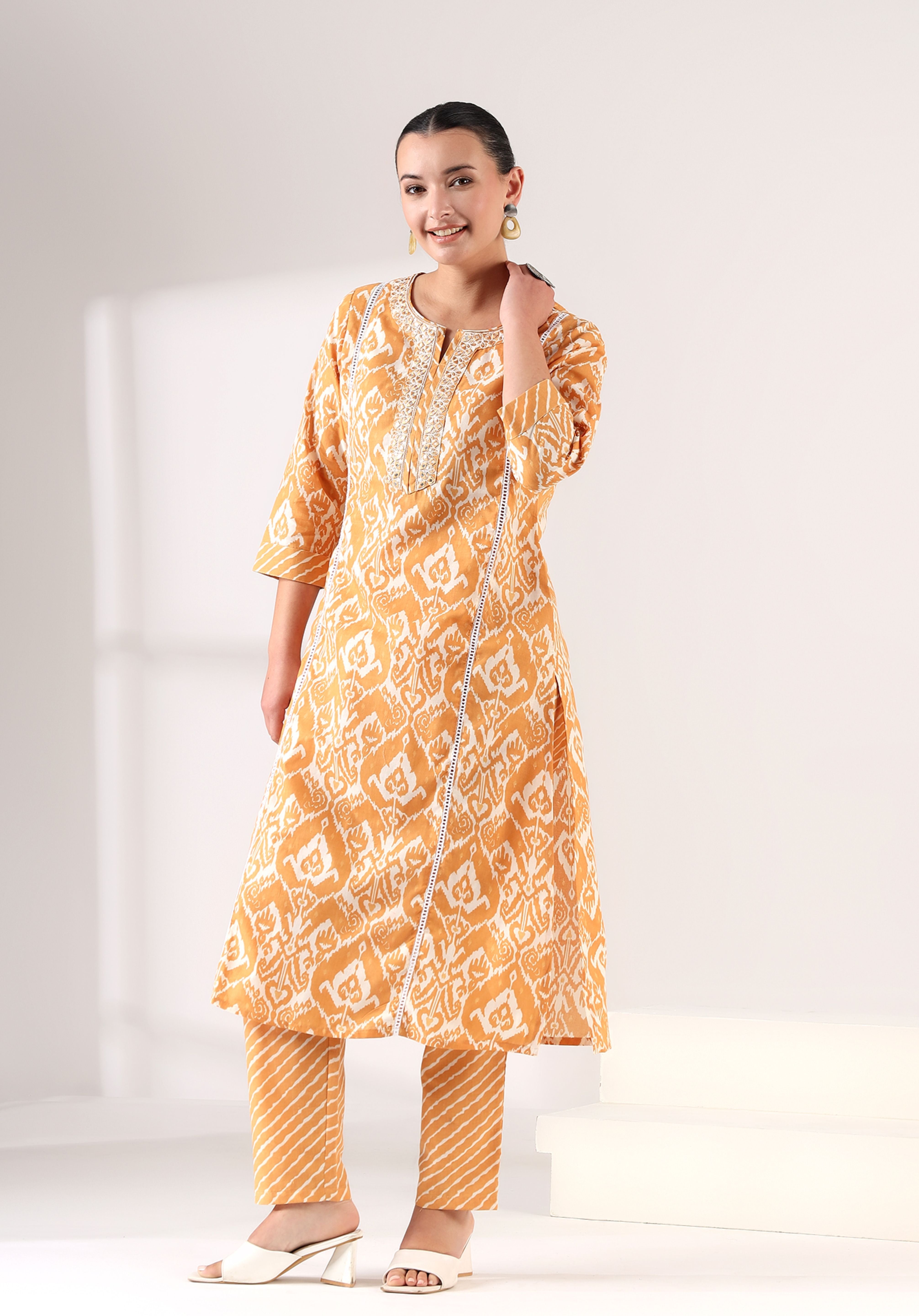 Pehli Kiran Ikat Suit Set