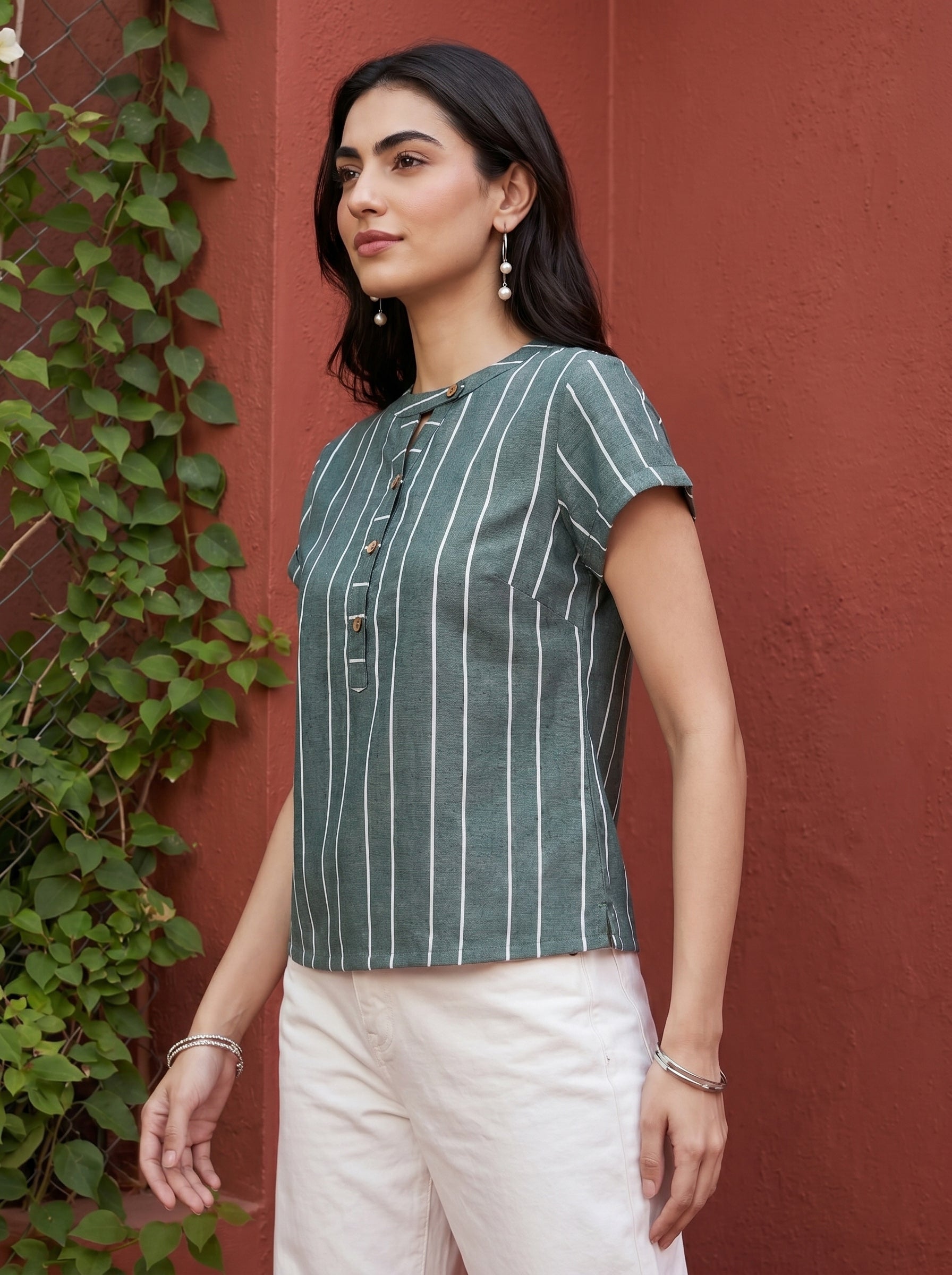 Teal Shanaya Top